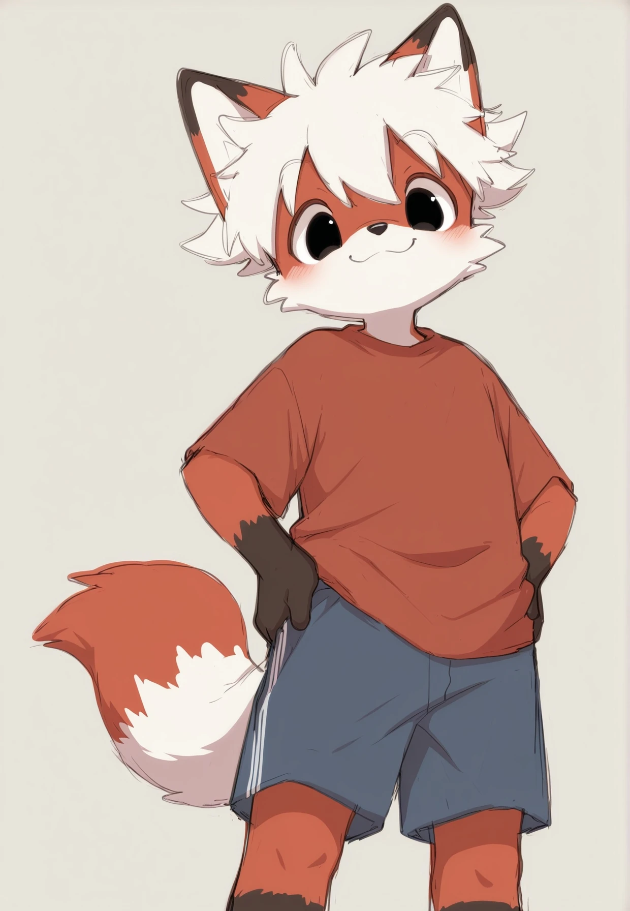 <lora:Boykisser V1:1> (BoyKisserFur, white fur, furry, anthro, 1boy, solo, one tail), (masterpiece, best quality, high quality, best art, perfect art, perfect paws, perfect lighting, 2d, flat colors), <lora:jointz:0.8> (jointz, smoking, smoke) standing,