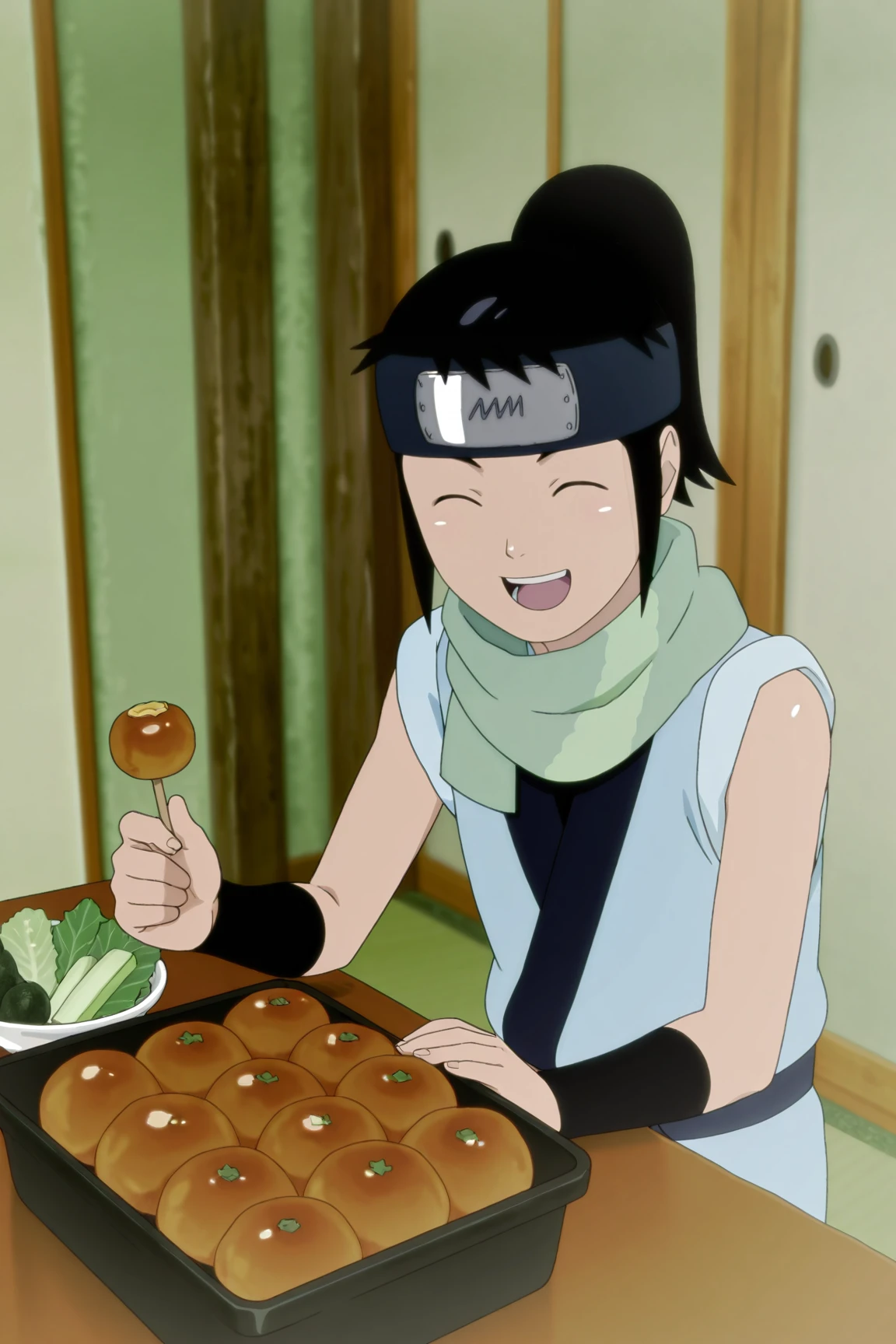 score_9, score_8_up, score_7_up, source_anime, (sarada uchiha, younger), (size difference), short hair, black hair, black eyes, red-framed eyewear, glasses, swept bangs, (smug:0.8), closed mouth, light blush, flat chest. Lying on floor, dripping , bukndoors, ninja academy, (Window), ahegao, cum in pus