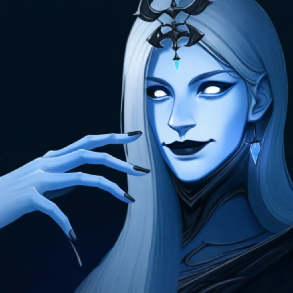 hyper detailed gouache style painting of a gorgeous Tiefling in medieval clothes, with a playful smile on her face, wide perfect amber eyes, hyper realistic textures, 8k, best quality, masterpiece, smooth shadows, correct anathomy, expressive painting style, neon highlights