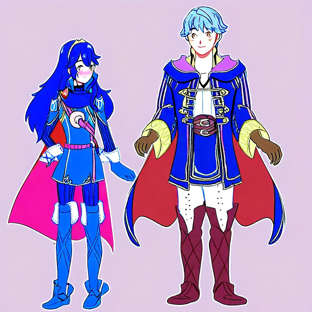 Lucina x M!Robin Fire Emblem Awakening V1