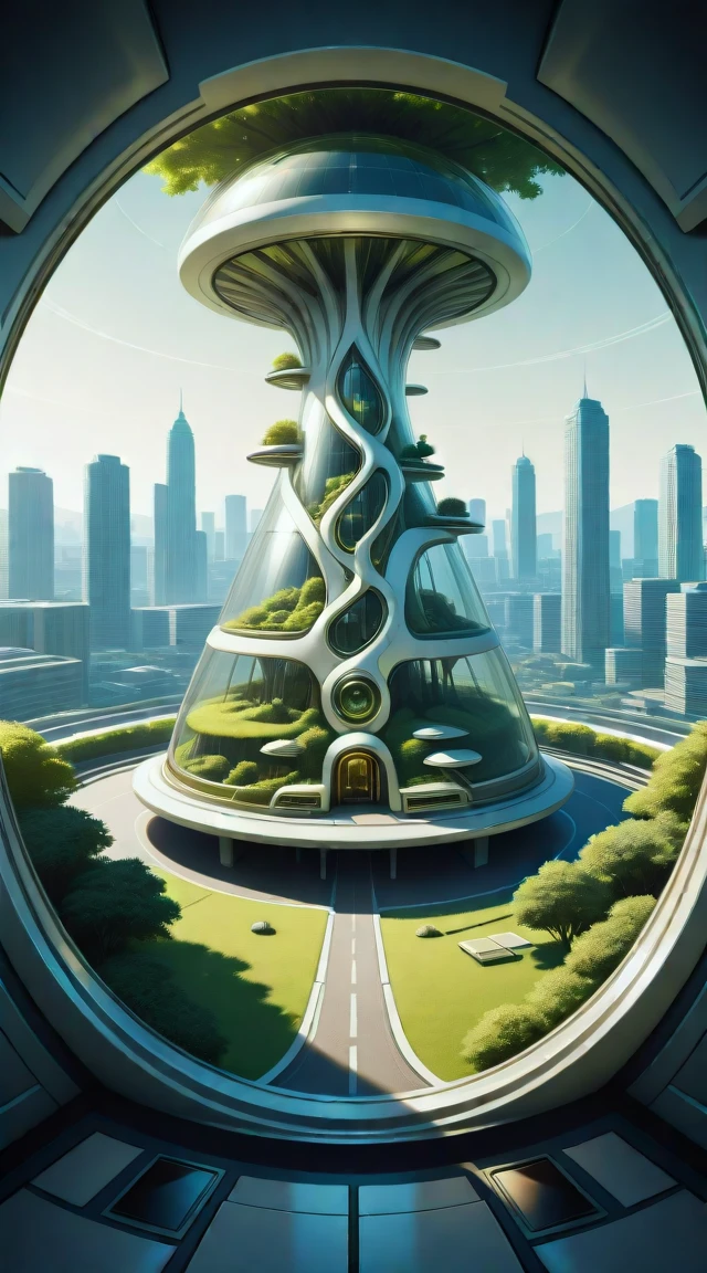 masterpiece, best_quality, very_aesthetic, highres, absurdres, ultra detailed,
<lora:negXL:0.5> <lora:solarpunk_IL:1>
solarpunk, nature, , scenery, sky, solar panel,
indoors yellow theme,green theme multiple-tone colors, city, cityscape, day, scenery, outdoors, tree, building, cityscape,,grass,futuristic,science fiction, road, , no humans, with overgrown, ,