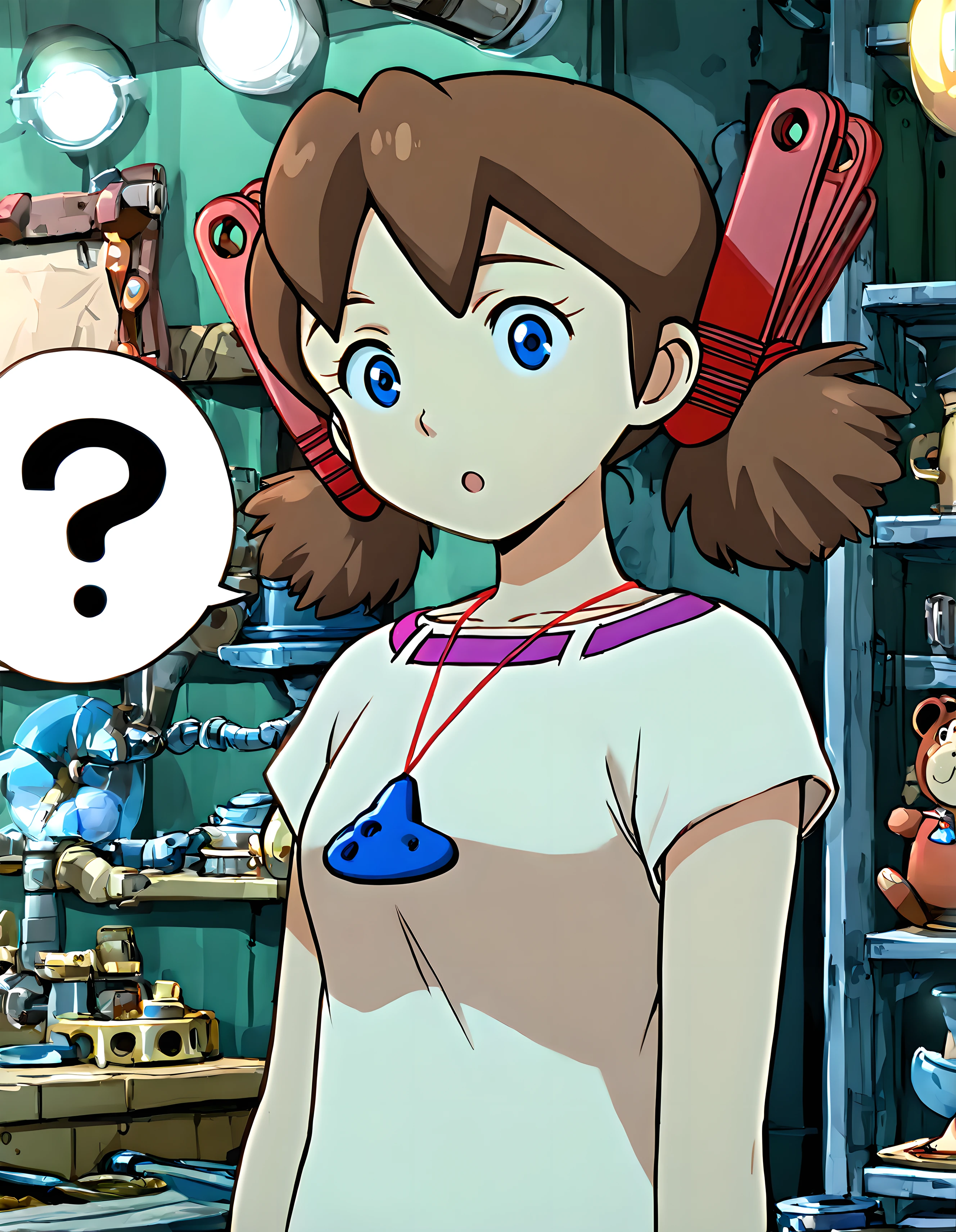 <lora:illustrious_XL_josette:0.9>,josette,masterpiece,best quality,good quality,1girl,solo,dress,necklace,indoor,speech bubble,what?,looking_at_viewer,upper_body,:o,