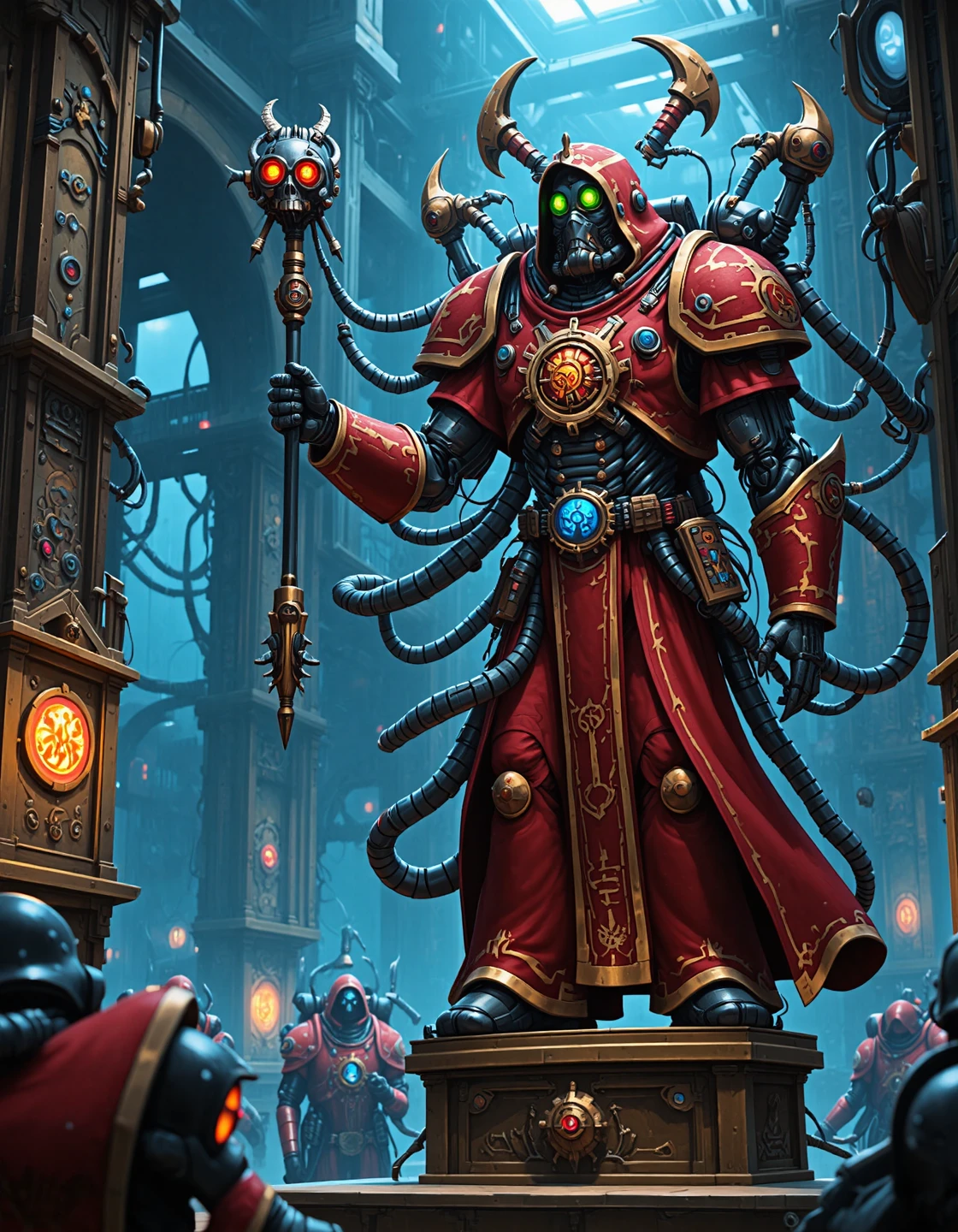 Tech Priest - Adeptus Mechanicus - Grimdark 40,000 (Flux) V1