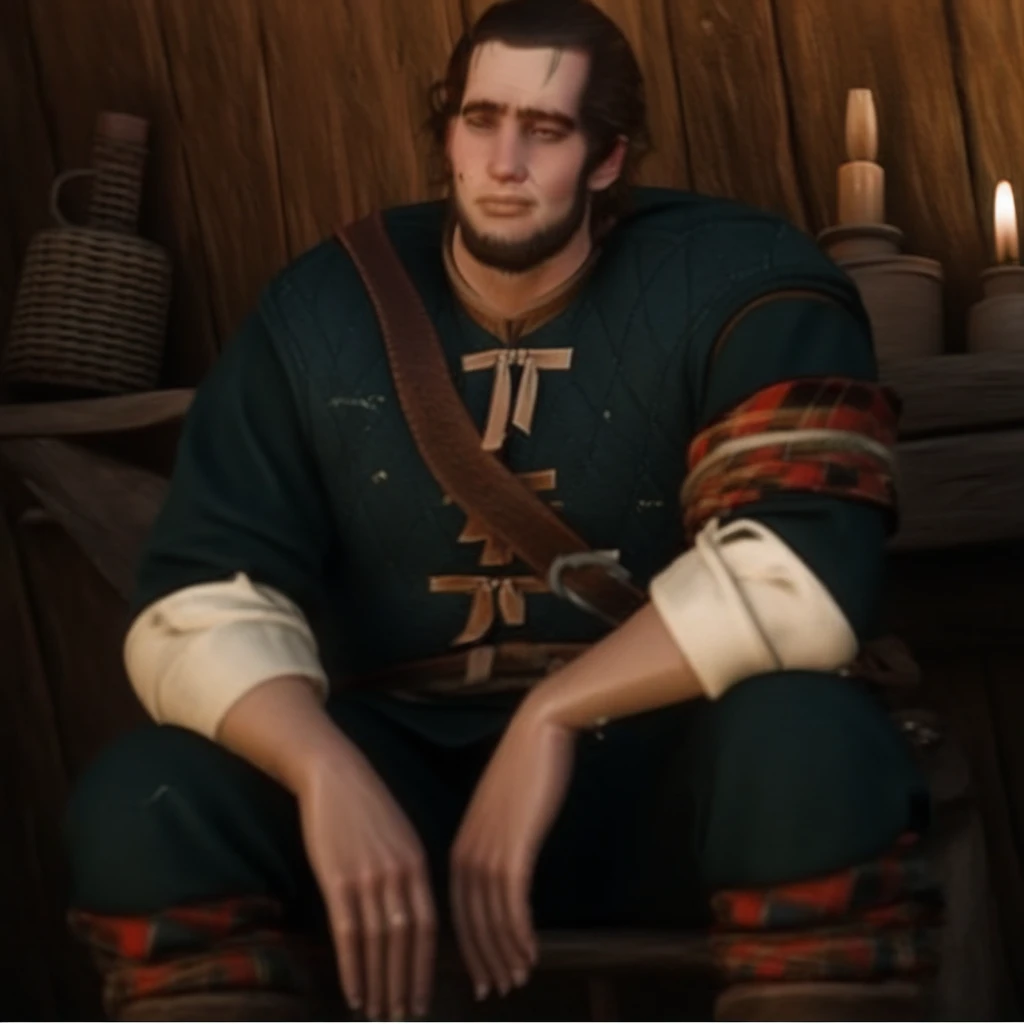 score_9, score_8_up, score_7_up, score_6_up, score_5_up source_anime,  <lora:Ciri-Young:0.8> ciri_young, tunic, vest, leather bracers, belt, sitting, ponytail, sofa, green eyes, freckles, crossed arms, castle background, <lora:pony_good_hands:1> good_hands, better_hands, detailed eyes