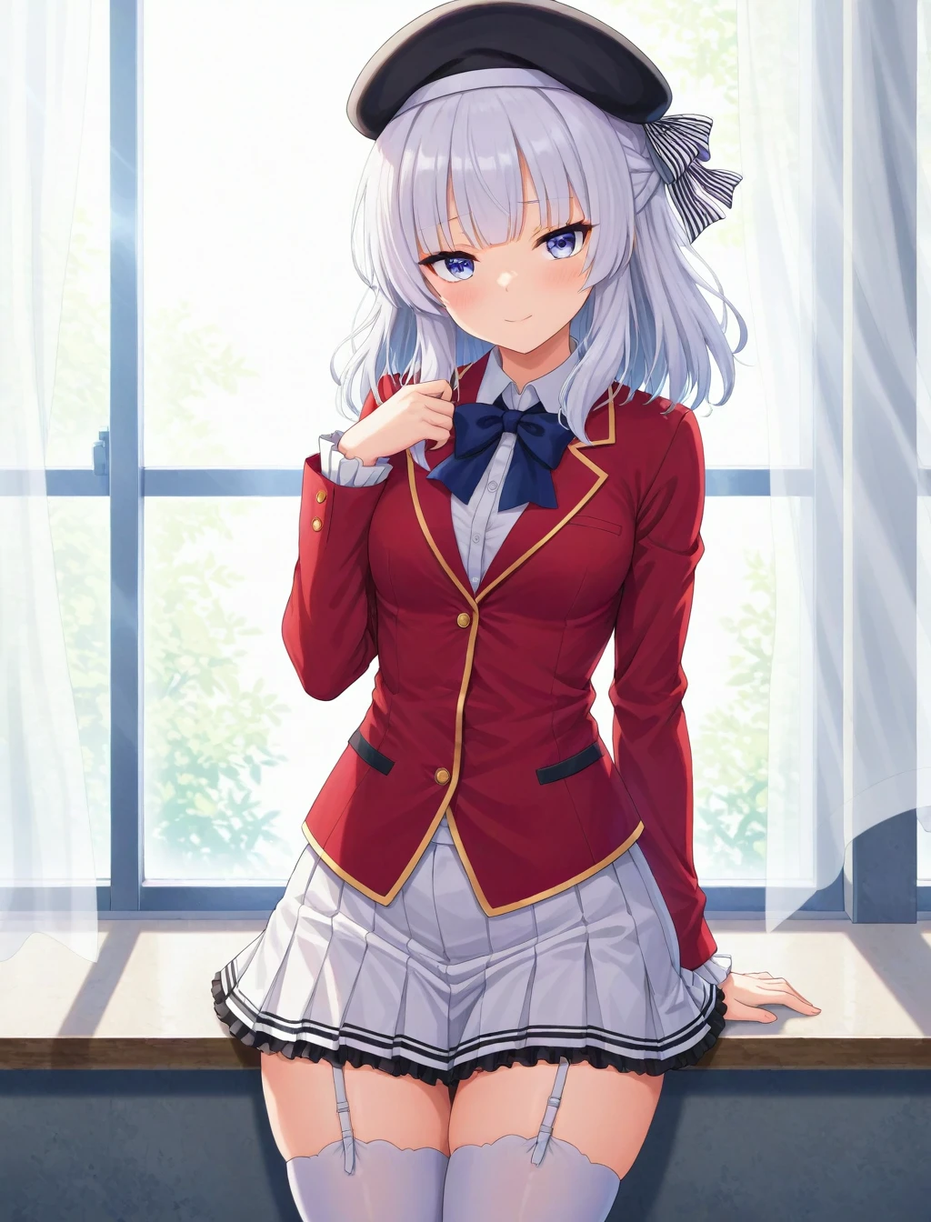 <lora:sakayanagi_arisu_XL_illustrious-noob_v1:1> 1girl, sakayanagi arisu, school uniform,, best quality, masterpiece, high quality, highres, absurdres ,<lora:NoobV065sHyperDmd:1>