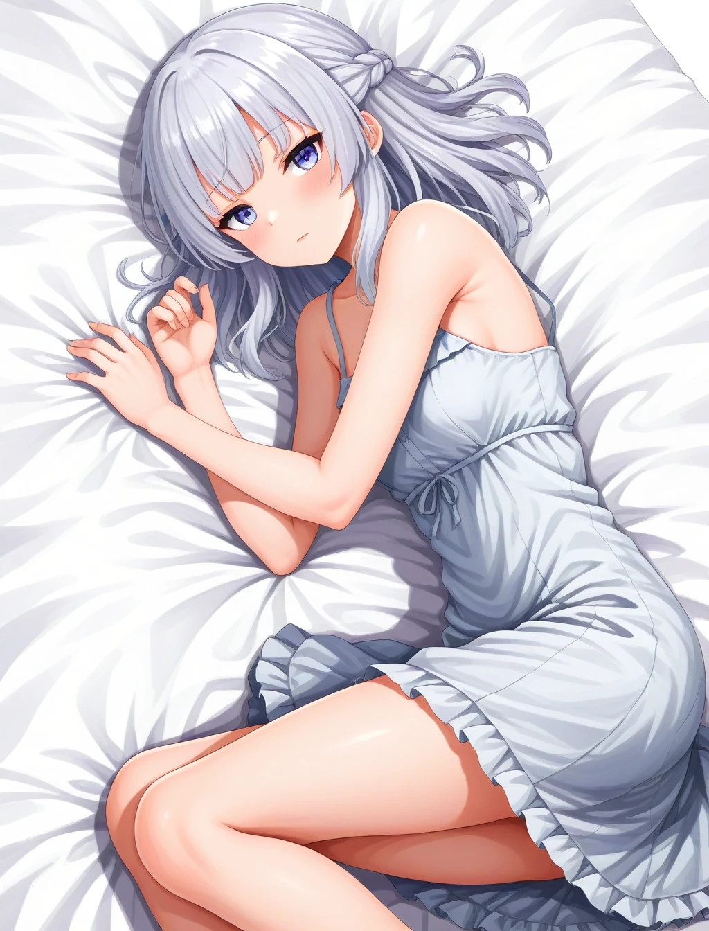 <lora:sakayanagi_arisu_XL_illustrious-noob_v1:1> 1girl, sakayanagi arisu, sundress, on side,, best quality, masterpiece, high quality, highres, absurdres ,<lora:NoobV065sHyperDmd:1>