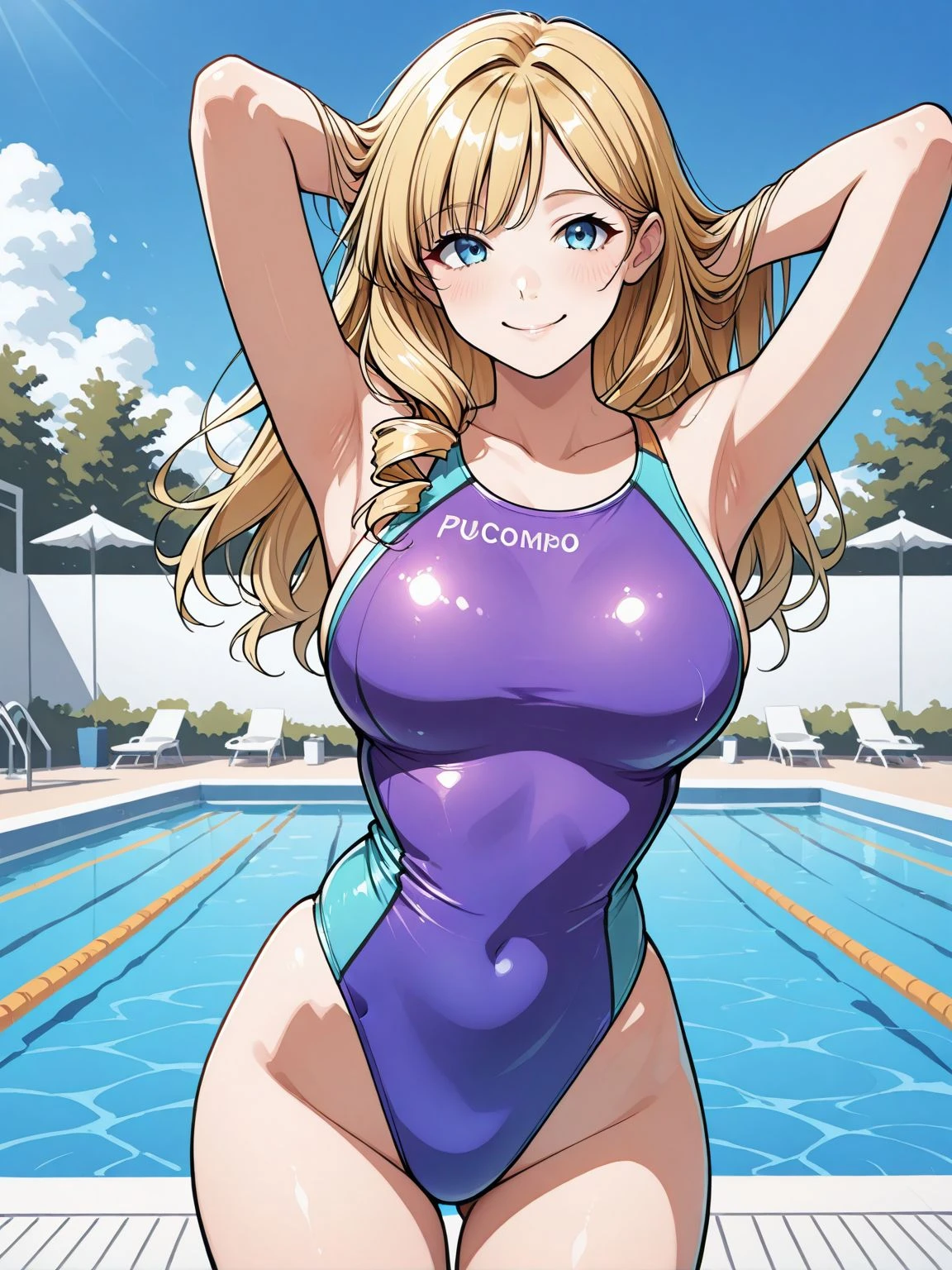 (((whole body))、(((Accentuate your breasts、Shiny underwear、、Sexy school swimsuit)))、Highest quality, 8k, masterpiece :1.3)), whole body, Sharp focus :One Girl,Glowing Skin,SSexy pose,Highest quality,Tabletop,shape,Very delicate and beautiful,Hmph,8k壁紙,wonderful,In detail,Official Art,Very detailedなティッカーUnity 8k壁紙,Incredibly ridiculous,Large file size,Very detailedな,High resolution,Very detailed,Beautiful detailed girl,Realistic,X-ray,The queue is full,(((Sexy school swimsuit)))、(((Big Breasts、Golden Hair、Sexy school swimsuit))、(((School、Pool)))、Stand upright、Cleavage , ((Long golden hair、Hairstyle: Long hair、stnding splits))、Sexy school swimsuit、Sexy pose、Hairstyle: Long hair、both hands、stnding splits