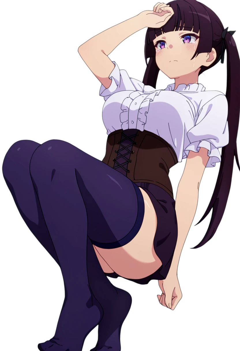 1girl, solo, homuramagica, long hair, pantyhose,bikini, lew,huge breast