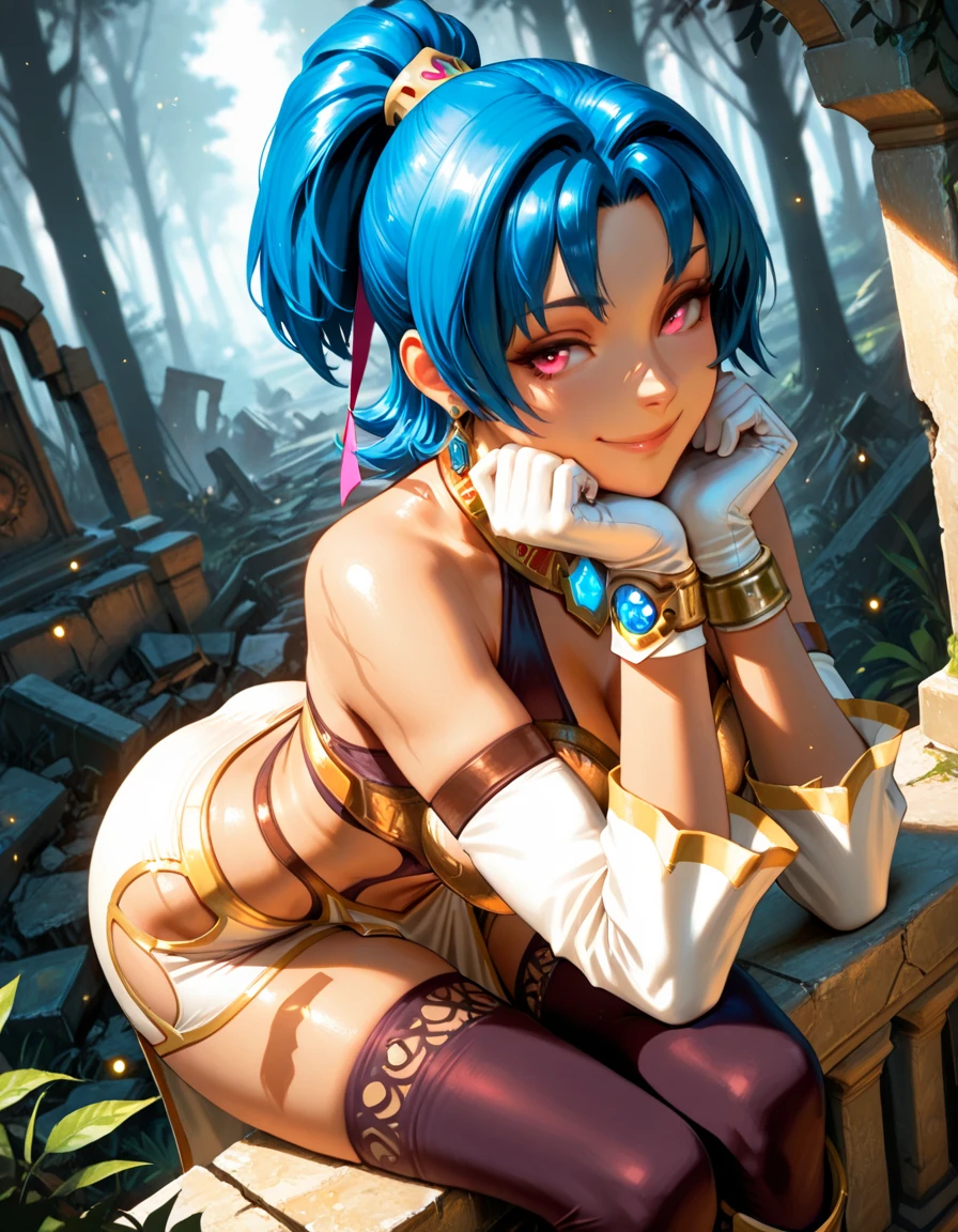 (score_9, score_8_up, score_7_up, score_6_up:1.5), (ai-generated:1.5), (Maximize Detail Slider:1.5), (Insanely Detailed:1.5), (easynegative:1.5), (source_anime:1.5) BREAK 1girl, hetero, 1boy, boy behind eula, sex, thick penis, (interracial:2.0), crop top, vaginal, uncensored, testicles, spreaded pussy lips, pussy, bare thighs, clitoris, laying on side position, lying, on side, sex from behind, looking back, large breasts, grabbing, pale blue hair, head back, (moaning:2.0), eula_\(genshin_impact\), beautiful cinematic light, shallow depth of field, photographed on a Hasselblad X1D II 50c, 90mm f/2. 8 cine lens, sharp focus, cinestill 800T, (highly detailed, intricately detailed), HDR, 8k, cinematic film still from [jungle|sunset], from behind, big ass, beautiful cinematic light, shallow depth of field, photographed on a Hasselblad X1D II 50c, 90mm f/2. 8 cine lens, sharp focus, cinestill 800T, (highly detailed, intricately detailed), HDR, 8k, cinematic film still from [jungle|sunset], from behind, big ass.