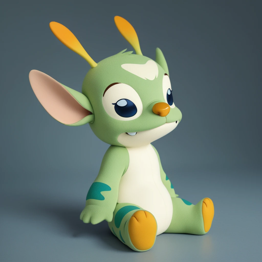 ((plushie, stuffed toy)), chibi, short,
sitting, simple background,
<lora:Bonnie_unstableNick_illXL:1.15> exp149, green fur,
((real, realism, realistic)),
front view, side view, good quality, best quality, masterpiece \(quality\)