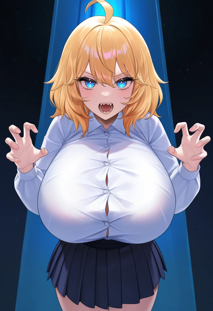 masterpiece, best quality, highres, <lora:FairArguementButV3-000110:1>, FABL, 1girl, large_breasts, long_hair, upper_body motion_lines, ^^^, trembling,