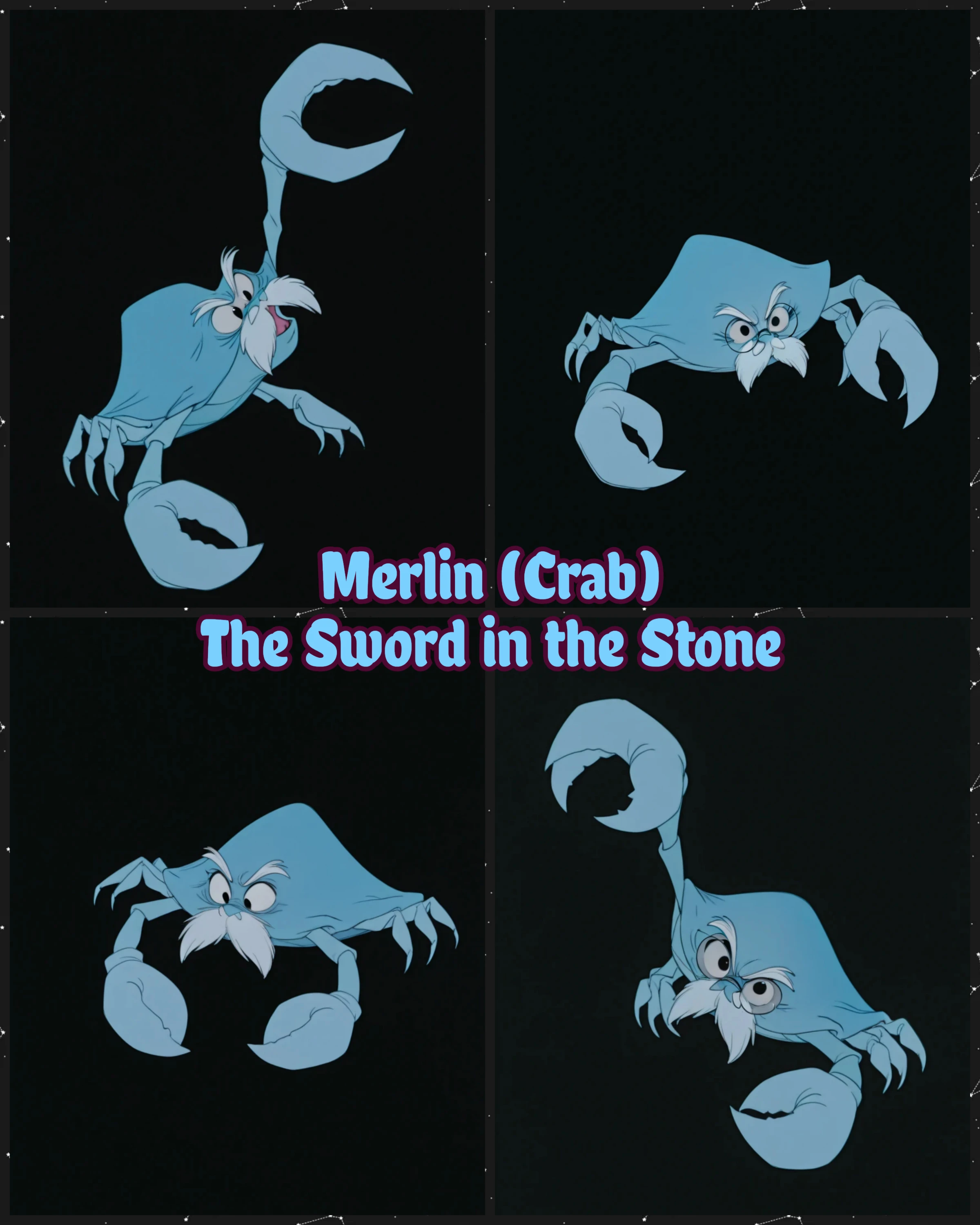 Merlin (Crab) | The Sword in the Stone | IllustriousXL & PonyXL Pony