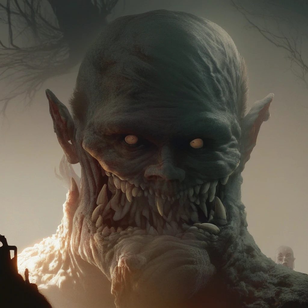 score_8_up, multiple monsters, multi-eye-focus, square format, scary, 2d, volumetric lighting, masterpiece