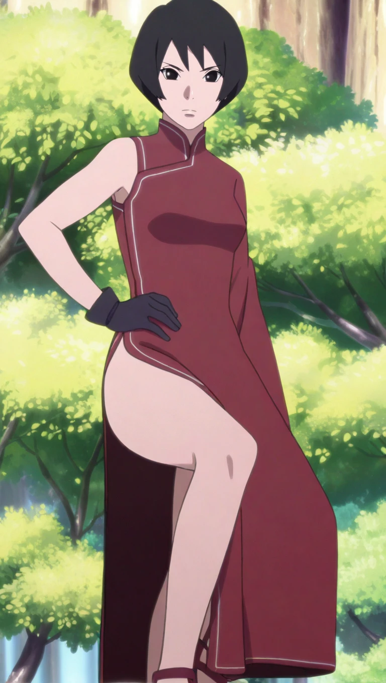 (Gacky: 0.9), (Masterpiece), (Ultra High Definition: 1.0), (Detail, Masterpiece, Delicate, Detailed), masterpiece, best quality, 1girl,beidoudef, moist skin, detail skin, ghibli style,haruno sakura, lingerie, cameltoe, small breast, small hips, small thighs,Large Open Legs, Lying Down, Colorful Background), (Indistinguishable Flesh-colored lingerie, Touching Male Genitalia, Whole Body, Crotch Brown), (8K, Best Quality), Panting, forest, camping tent, detalied background, outdoors, from afar