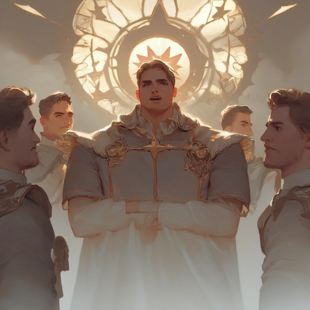 score_8_up, multiple boys, multi-eye-focus, tall format, 2d, volumetric lighting, masterpiece