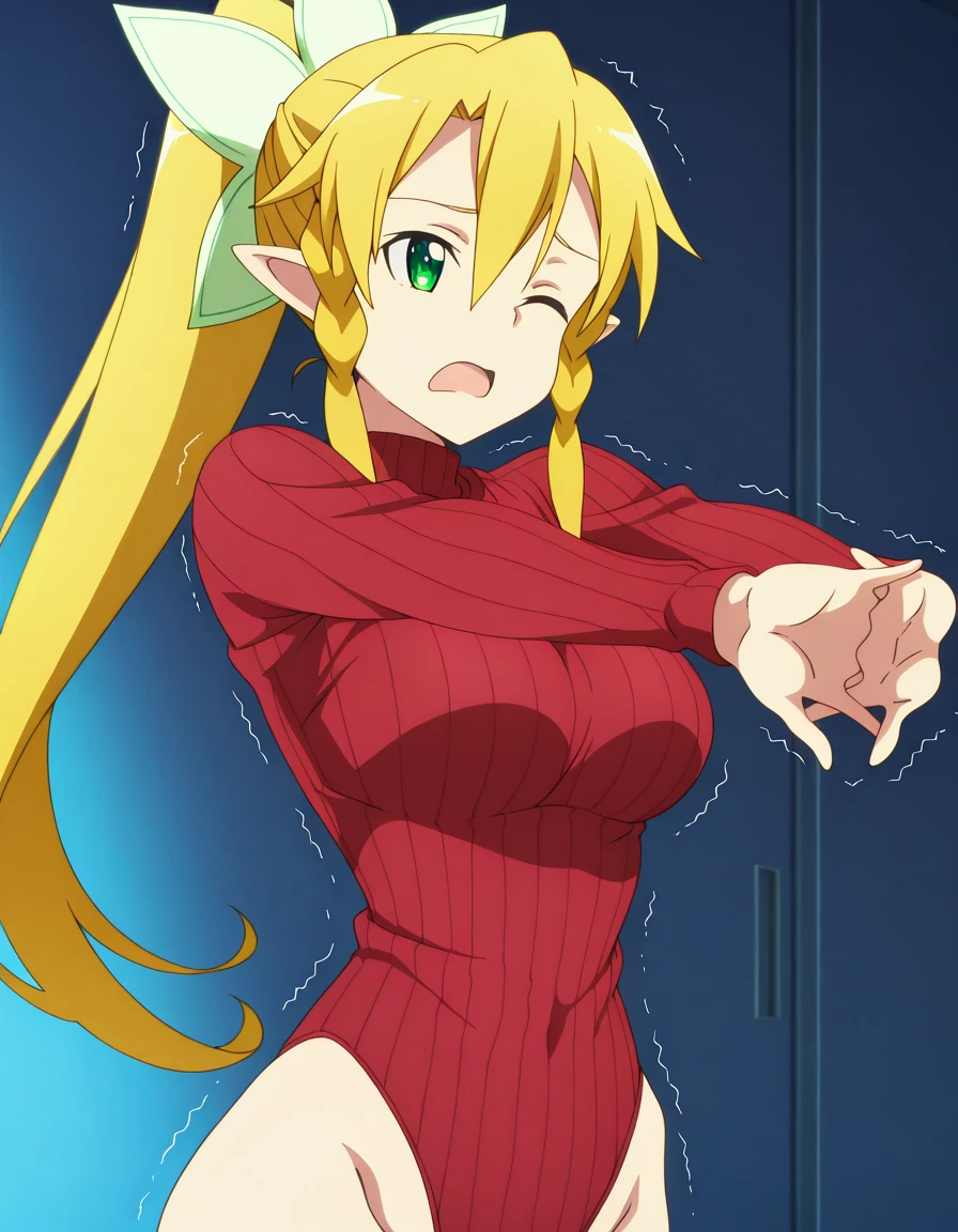 metallia, 1girl,solo,animal ears, twin braids, long hair, blonde hair, green eyes, masterpiece, expensive quality, very_expensive_solve, big_file size, full color,(completely nude:1.2),pussy,niplles,
