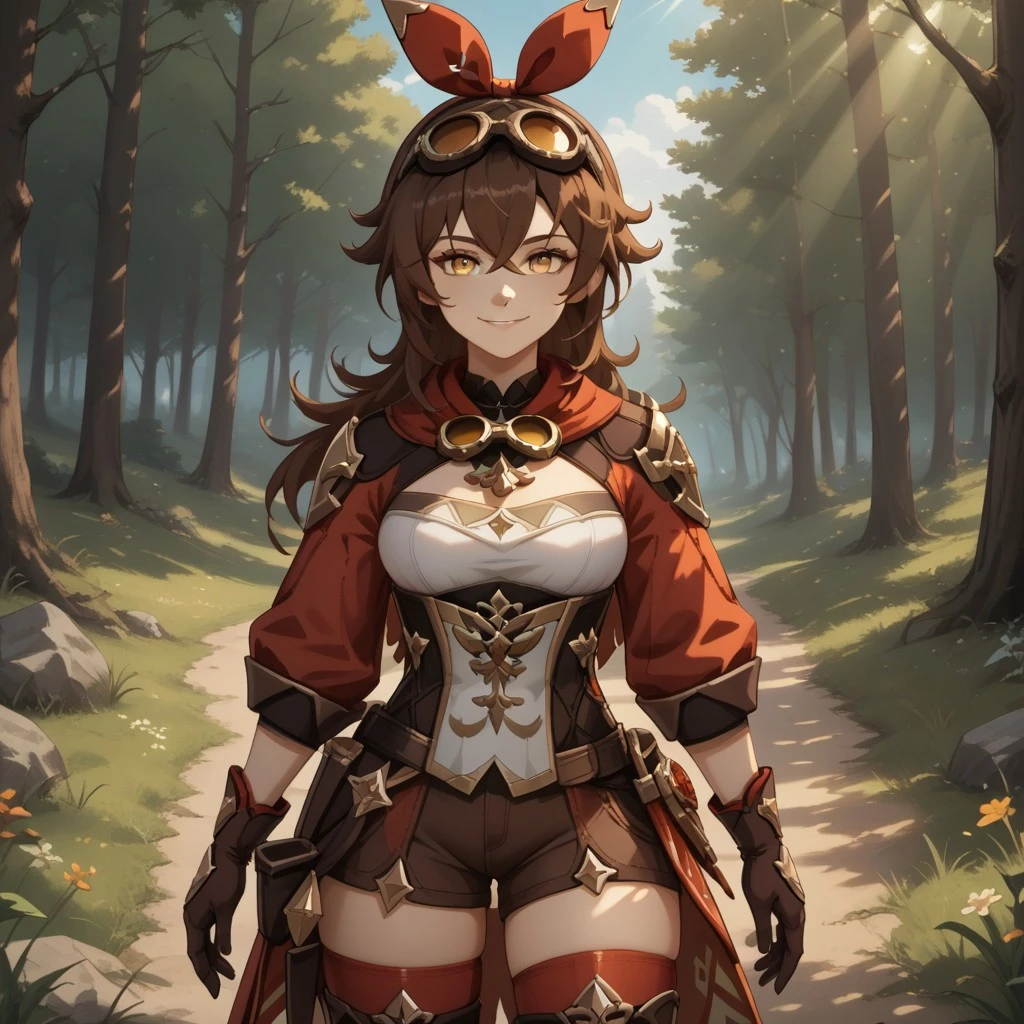 FFXIV_Viera, 1girl, solo, looking at viewer, short hair, black hair, thighhighs, gloves, animal ears, weapon, armor, rabbit ears, lips, facial mark, helmet, polearm, shoulder armor, rain, axe, black lips, viera, halberd, masterpiece, official art, absurdres, 4 point perspective, vantage point ,  <lora:FFXIVViera:0.8>