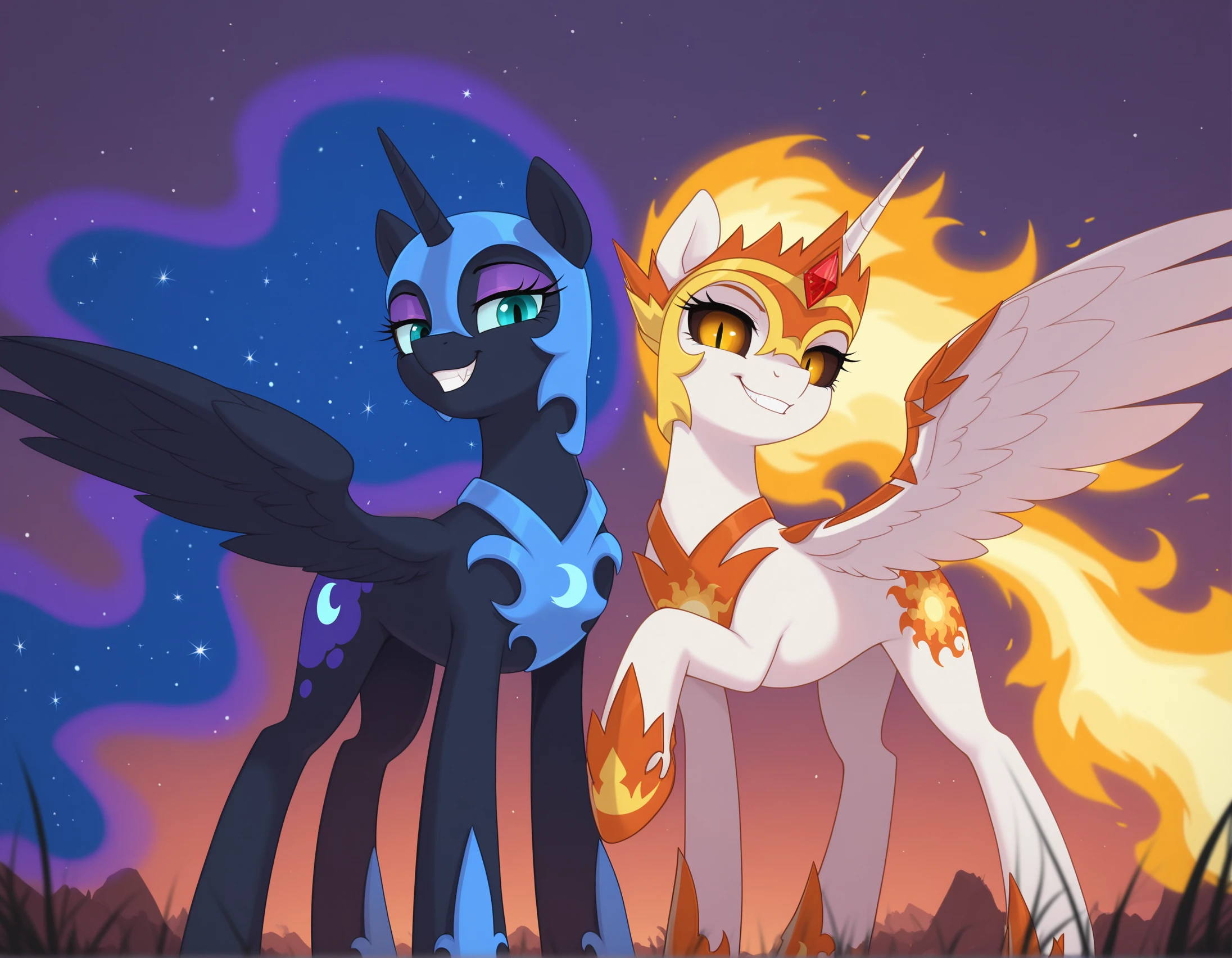 My Little Pony/MLP G4: Daybreaker and Nightmare Moon V1