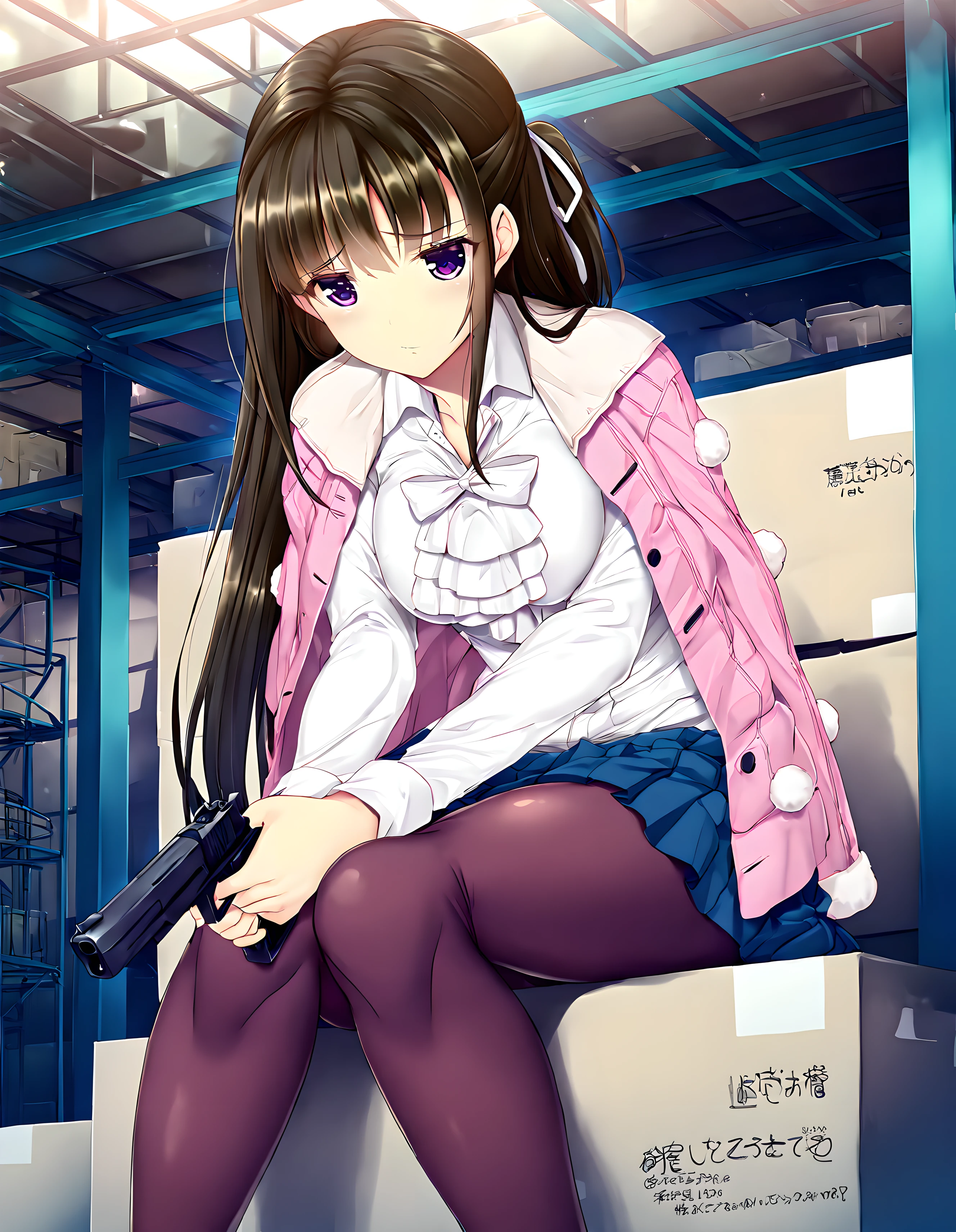 fujino mitsuki/藤野深月（ゾンビのあふれた世界で俺だけが襲われない） illustrious_XL