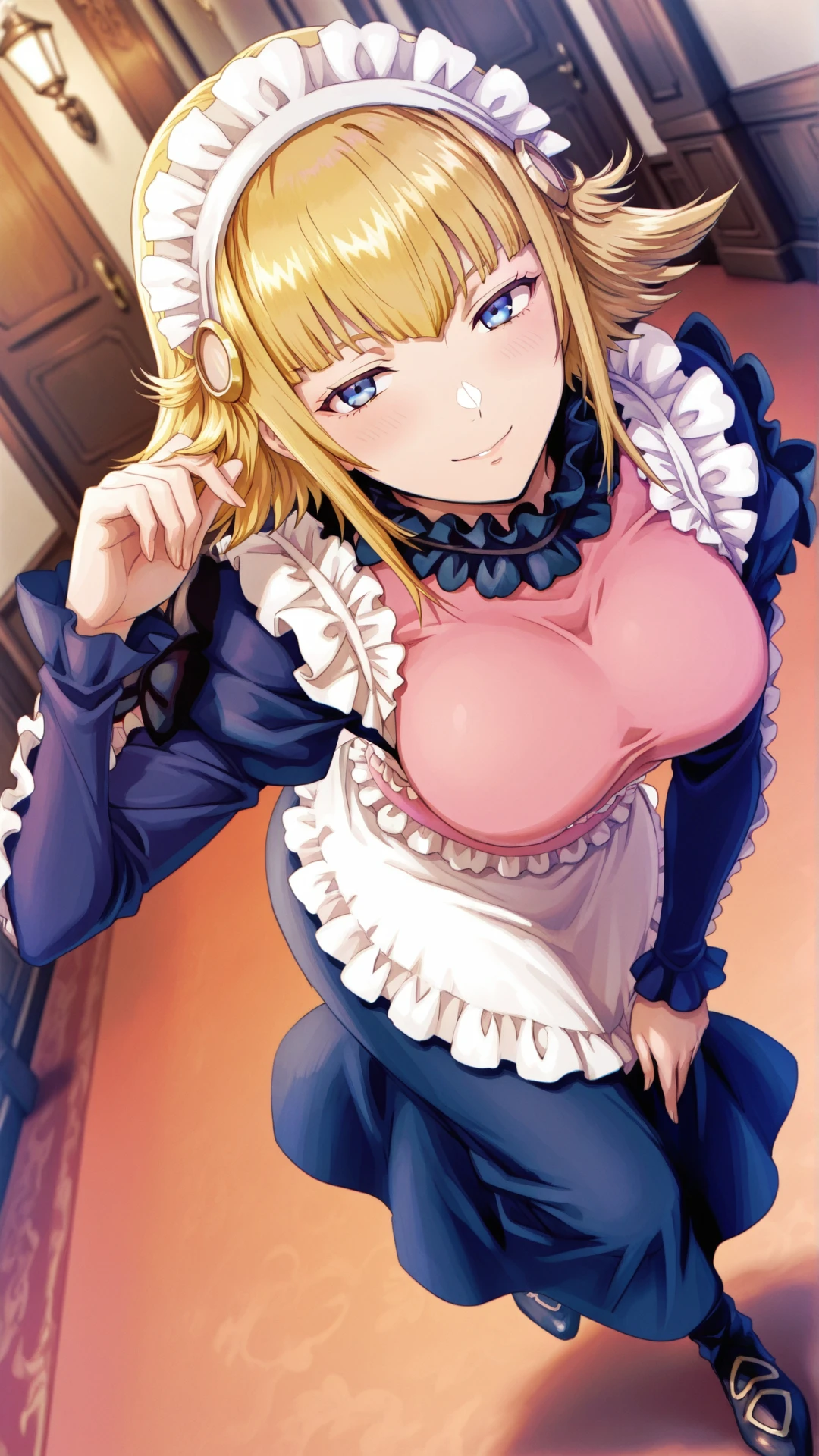 Saber big breasts noble outfit House made from condoms smile