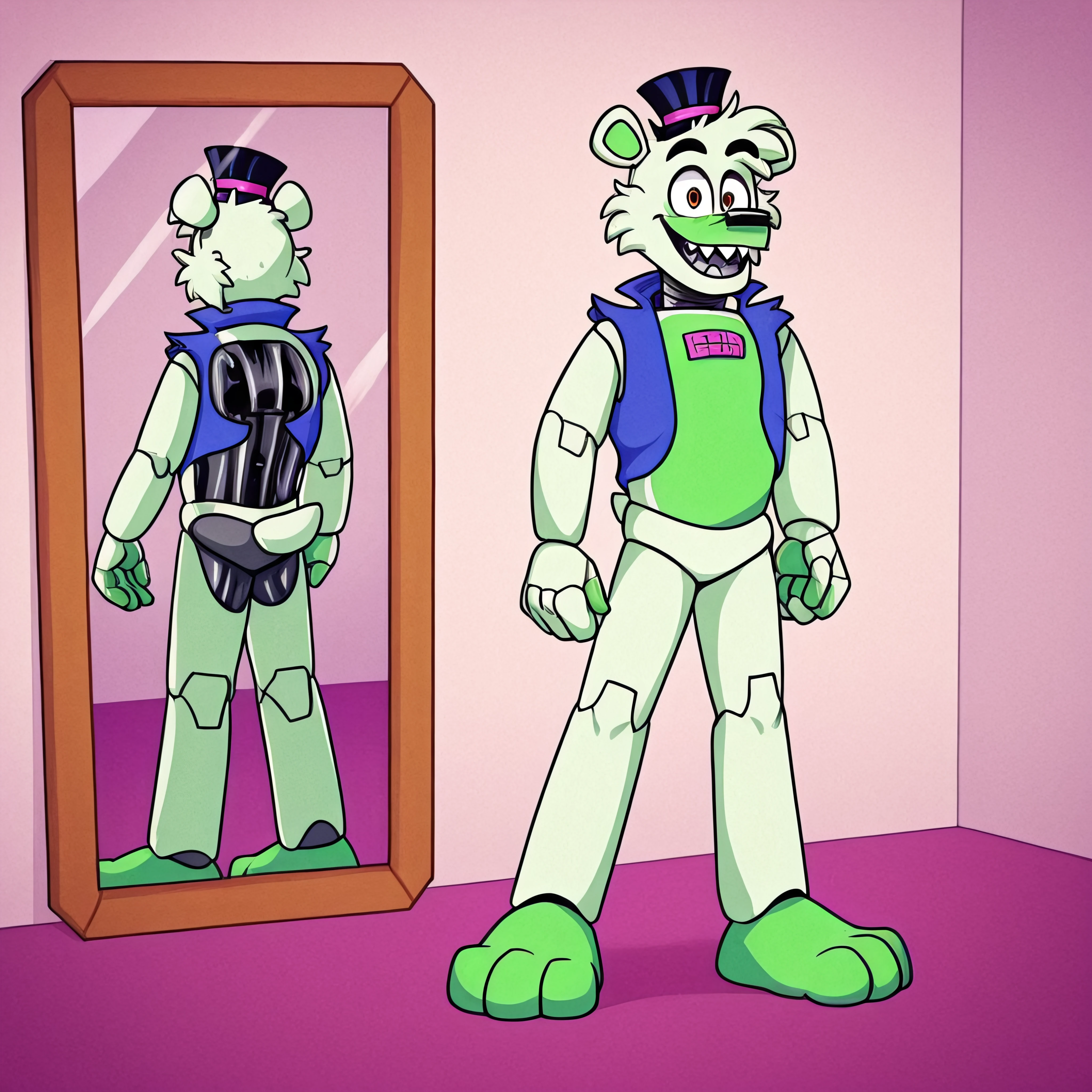 Business in the front, party in the back  (Meme concept) | LoRA [IL] v1.0