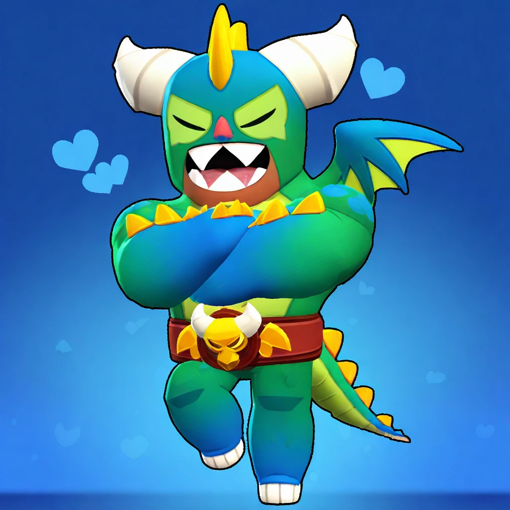 Brawl Stars DRESSUP - El Dragon (Verdoso) V1