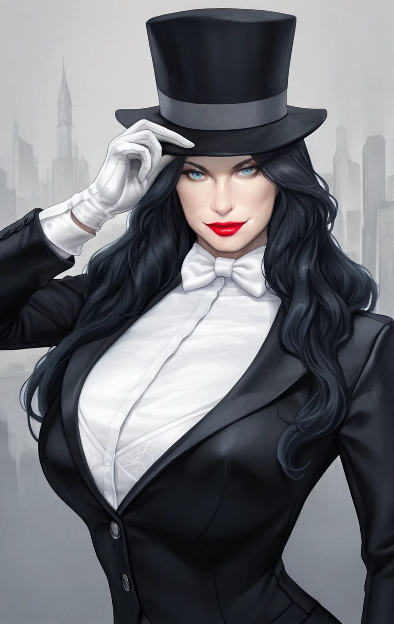 (beste-Qualit), (tmasterpiece), (Gloomy color scheme:1.5), ((Close-up of a girl in a suit)), 1girl in costume, androgynous vampire, junji ito 4 k, with long dark hair, ito junji art, style of junji ito, Dark Costume, portrait of sadako of the ring, Gentle androgynous princess , Beautiful androgynous princess , with her long black hair, girl in suit, stocklings, (big yellow eyes:1.3), fangs, detailing, (generous cleavage), Burst breasts, extra high resolution, 8K, (The blood on her lips runs down her neck), (Lovely Medium Breasts), perfect ???????, (Gloomy color scheme:1.5), (shapely body), Microthongs, Beautiful slender legs, sexypose, (Hands Behind Your Back:1.2), (Looking down), (The gaze is directed downwards), (Night Sky Background: Red Moon)