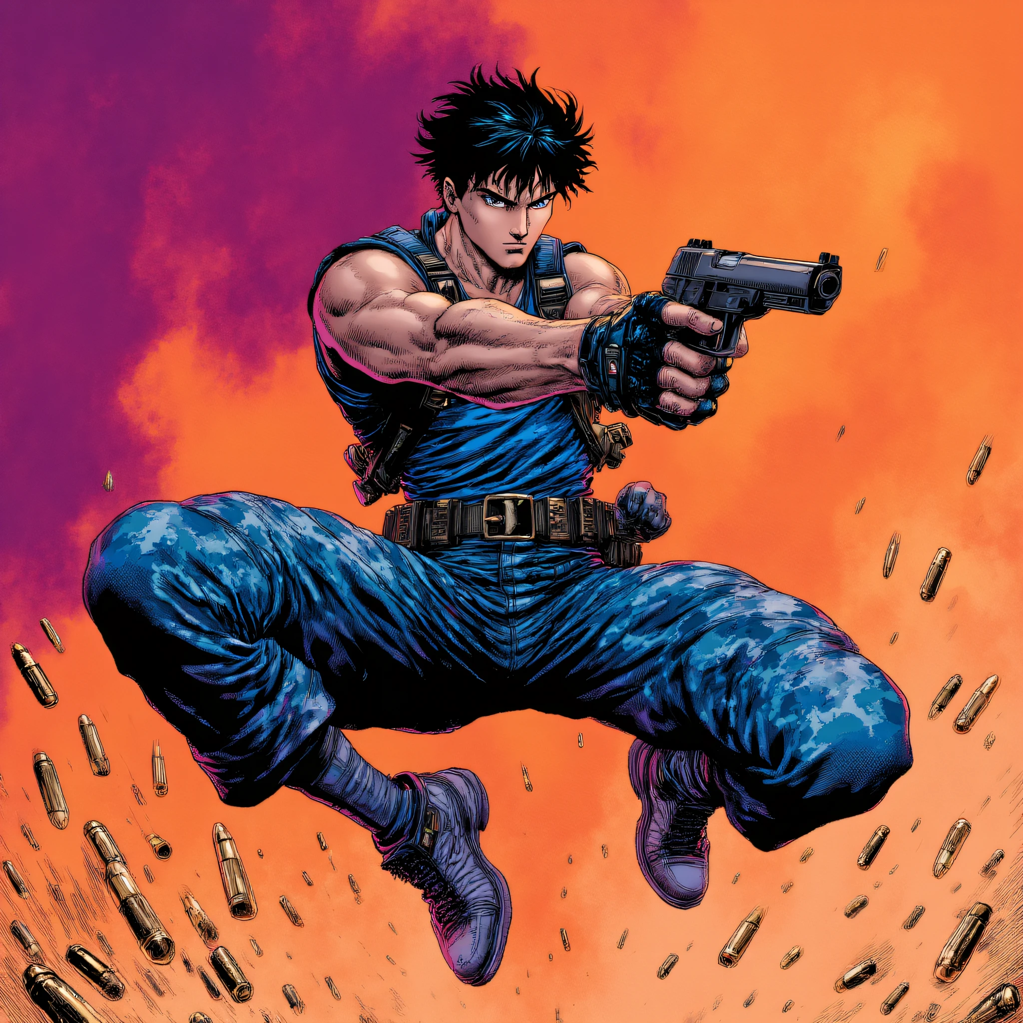 90s Comics Grit Illustrious