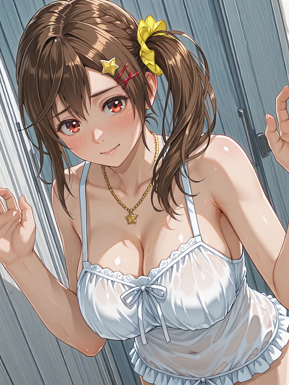 Sexy brown skin Azur Lane waifu,Giant big breasts,Curves are super thick,sixpack abs,Tied to a torture chair,Torture machine,chain,Trapped,in basement,Hostaged,nipple torture,electric chair,Sadness and crying,dreads,urinating on herself,Kidnapped,Tight(White transparent ultra-small cloth bikini,see-through thong,Open the thong vaginal run,Leucorrhoea, The blown tide revealed her breasts,camel-toe,diamond jewelly,Harajuku girl makeup, Sexy breast indentation, evoke, sfv, one-girl, 独奏, Perfect body, s the perfect face, perfect hand, Perfect Finger, Perfect lips, perfect eyes, Perfect background, perfect atmosphere, Professional quality, 8K, Perfect photography, Highest high resolution, 8K, Ray traching, perfect volumetric lighting, High-quality octane rendering, high quality vector, ultra - detailed, SAW movie scenes, Torture chamber, Clear skin, minimalistbackground, Perfect skin, no abberations