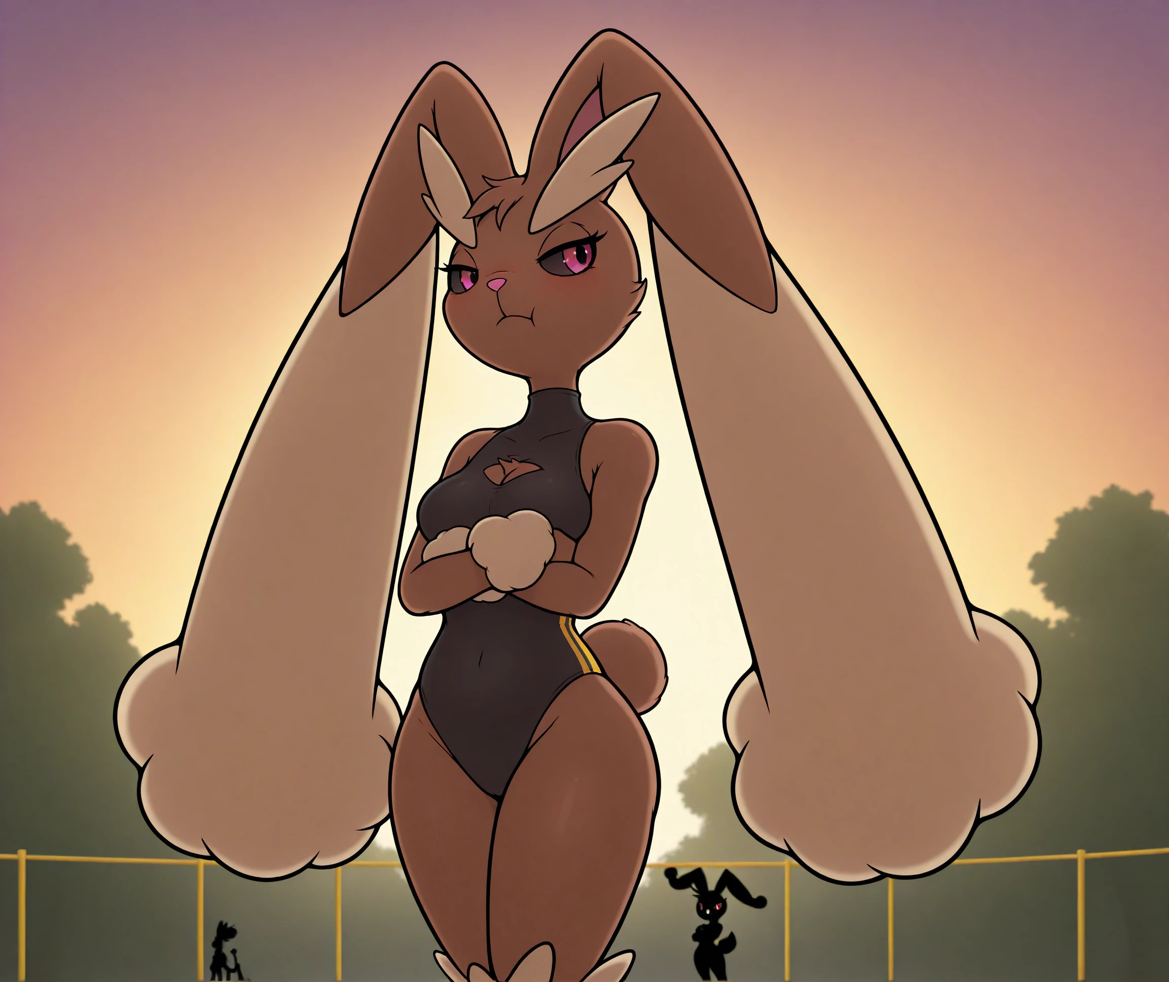 score_9, score_8_up, score_7_up, (huge breasts:1.4) (masterpiece) (high quality) (best quality) (1girl), (solo), narrow waist, (looking at viewer), knee highs, lopunny, smile, bra, squatting, legs spread, panties, back view, huge ass, night, bedroom, ass grab