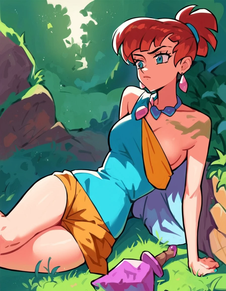 (8k, RAW Photos, highest quality, masterpiece:1.2), RanmaChan, Ranma, Show your ass, legs,large breasts,nipples,pussy,anal,smiling,female , Ample breasts ((nude))