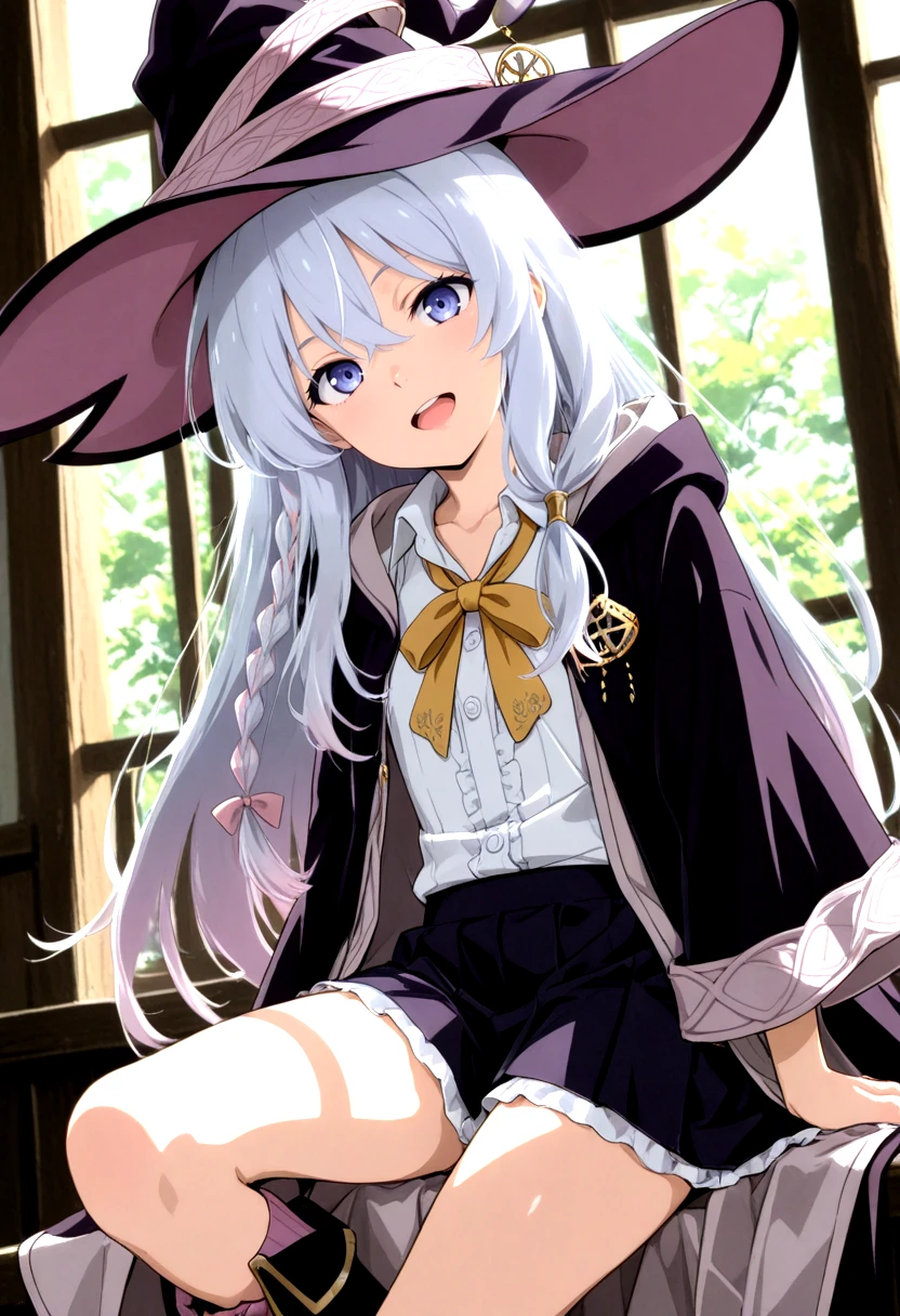 highres,qualityrate1,flat color,masterpiece,soft lighting,best quality,amazing quality,very aesthetic,newest,anime coloring,<lora:elaina majo no tabitabi:0.8>,elaina majo no tabitabi,absurdres,