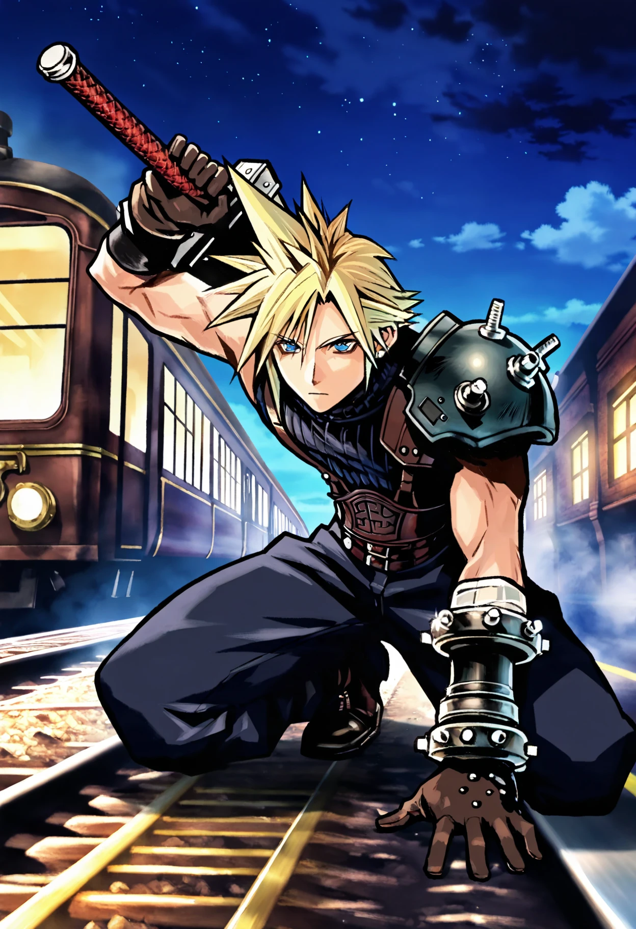 Cloud Strife 2D