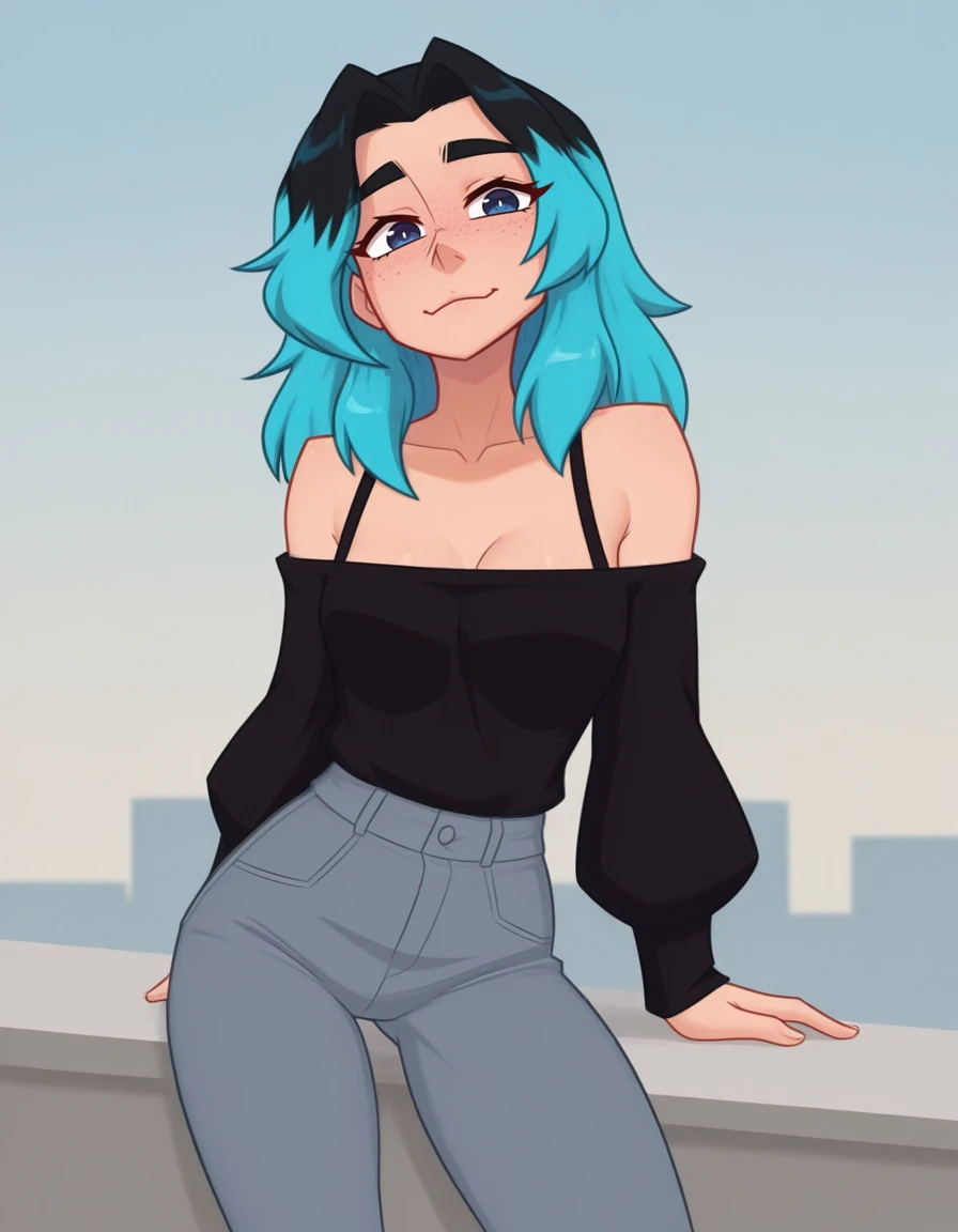 <lora:Xyronii_Style_LoRA_Illustrious:1.2> xyr0n11_5tyl3, lazypos