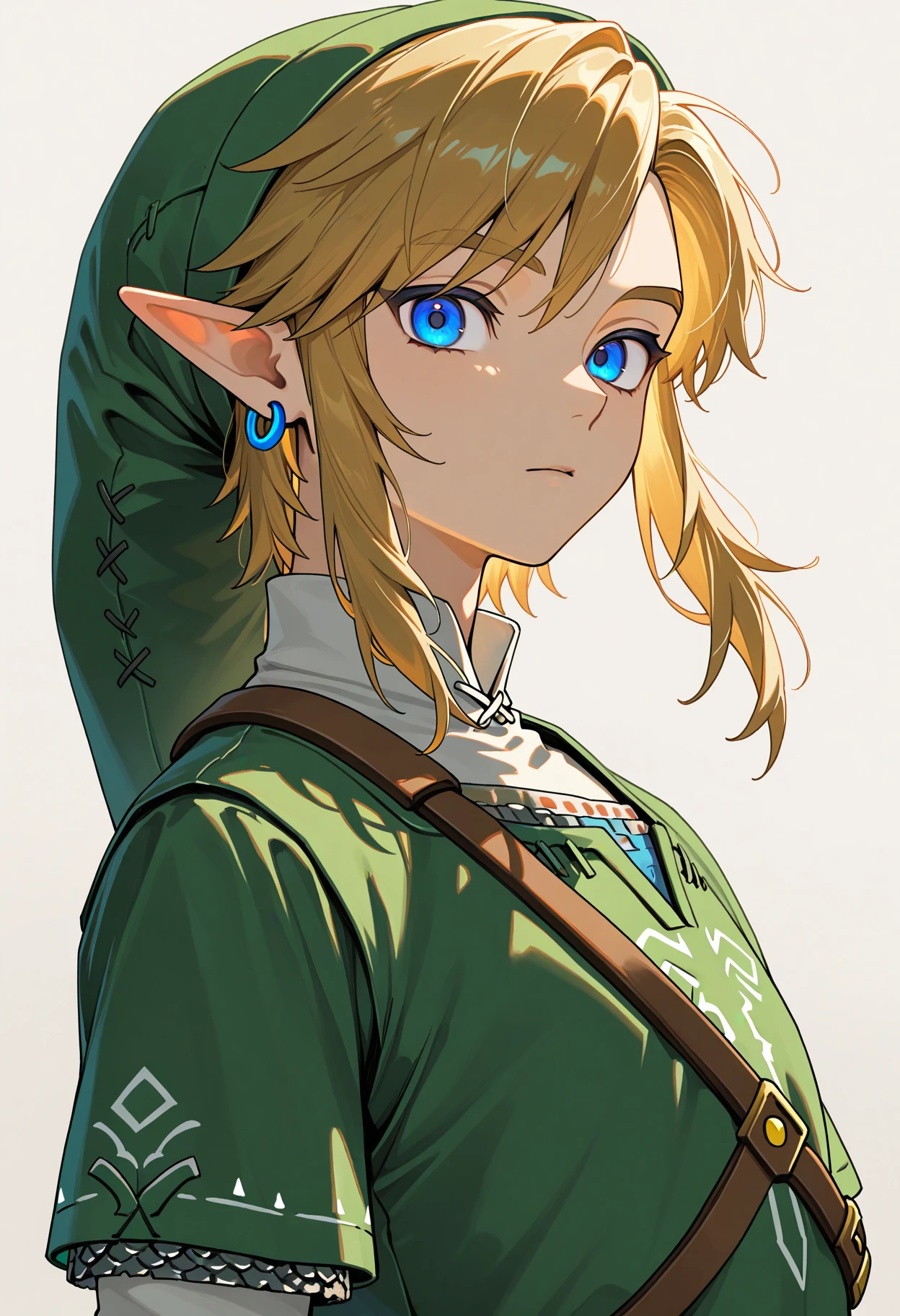 1boy, gerudolink, link, solo, looking at viewer, masterpiece, best quality, newest, absurdres, highres, very awa,