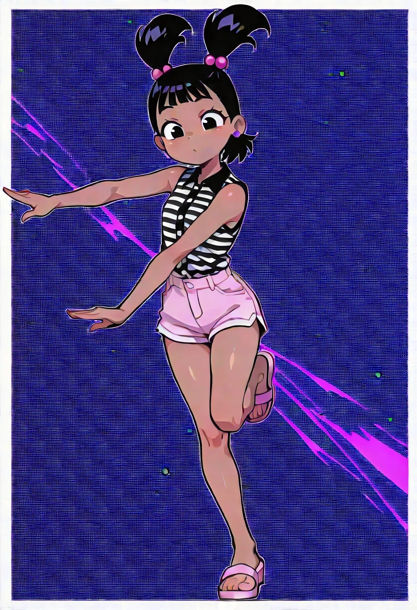 masterpiece, best quality, nami, upper body, feet with socks