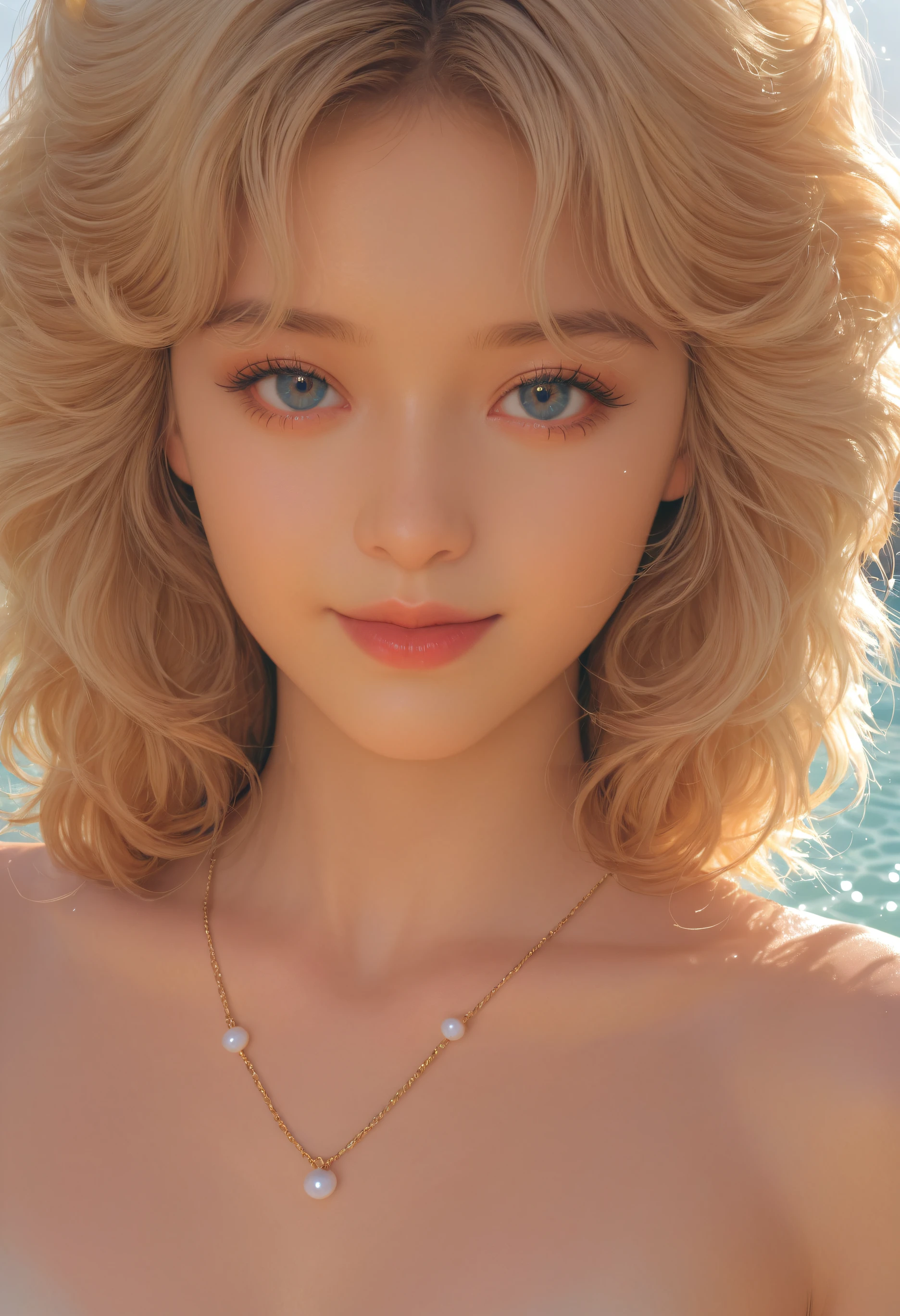 (masterpiece, best quality, ultra high res), (photorealistic, realistic skin texture, subtle skin details, soft lighting, natural skin), realistic, professional photo, 8k, uhd, absurdres, aesthetic, very aesthetic, gorgeous, high quality, low saturation, filmic tone, soft contrast, DSLR style, natural skin reflection, detailed anatomy, detailed background, detailed skin texture, matte skin, unretouched look, healthy skin tone, soft focus, close-up face,
BREAK,
retro, vintage, 70s, warm tones, light leaks, bokeh, soft light, glittering particles, detailed background, extremely detailed background, caustics, prism light, light projection, retro makeup, big hair, vintage jewelry
1girl, looking at viewer, light smile,