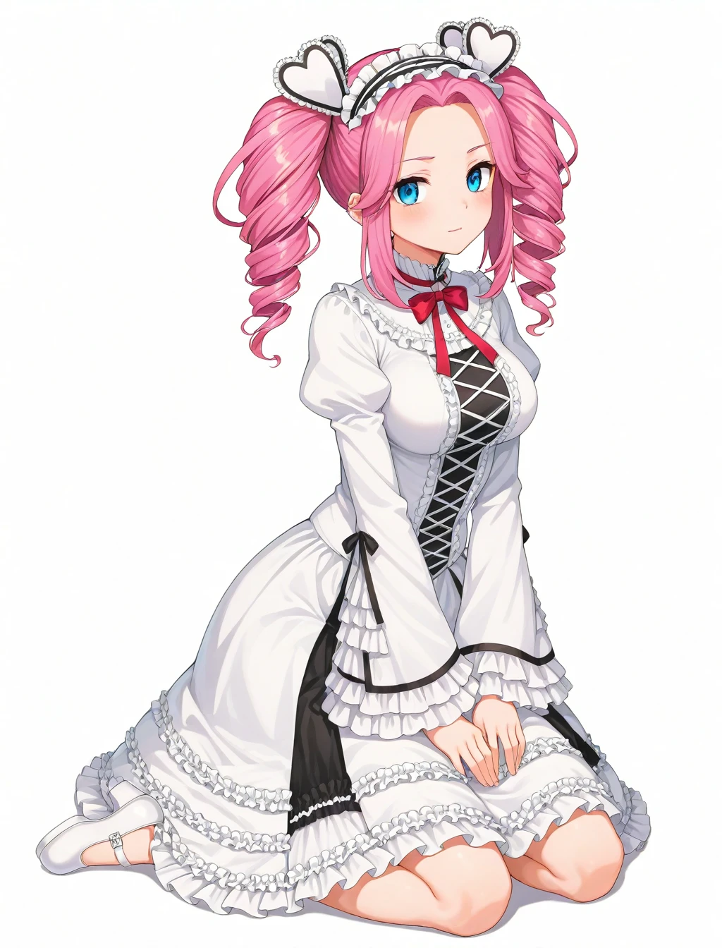 <lora:shikoku_metan_XL_illustrious-noob_v1:1> 1girl, shikoku metan, goth fashion, kneeling,, best quality, masterpiece, high quality,  highres, absurdres ,<lora:NoobV065sHyperDmd:1>