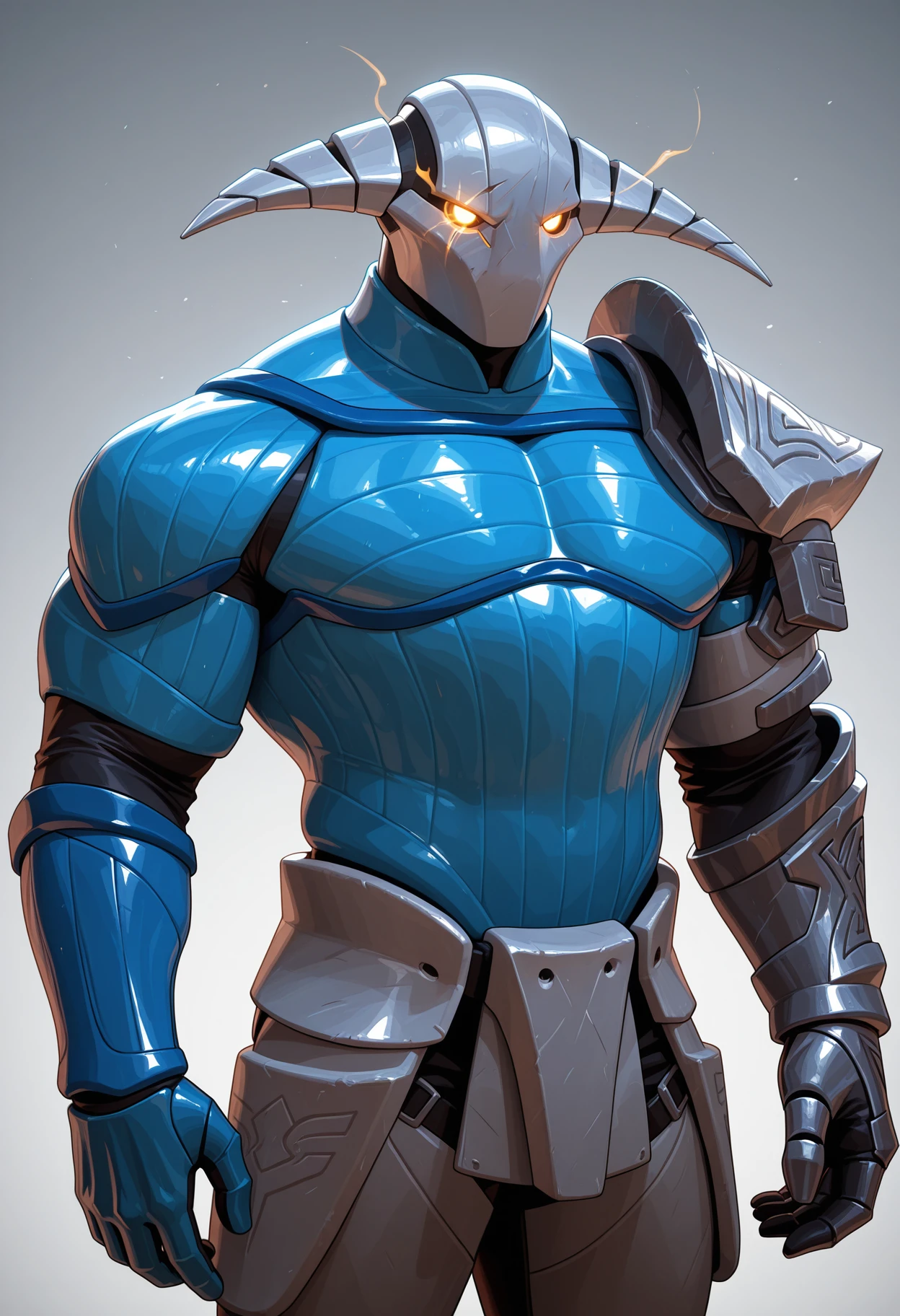 male focus, bara, solo, 1boy, sv3n, helmet, blue breastplate, shoulder armor, gloves, glowing eyes,
perfect anatomy, masterpiece, perfect quality, best quality, amazing quality, newest, very aesthetic, hi res, absurdres,