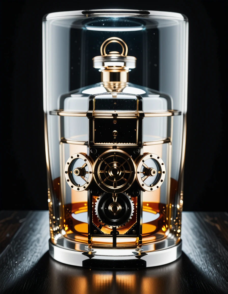 photo,photo, 8k portrait steaming engines, in a mecha-steampunk ,1girl, style., <lora:Made_in_gl4ss-i:1.6>Made in gl4ss,made in glass ,translucent,, Masterpiece,best quality,hi res,8k,hi res,8k,award winning,(sharp focus, intricate, highly detailed),