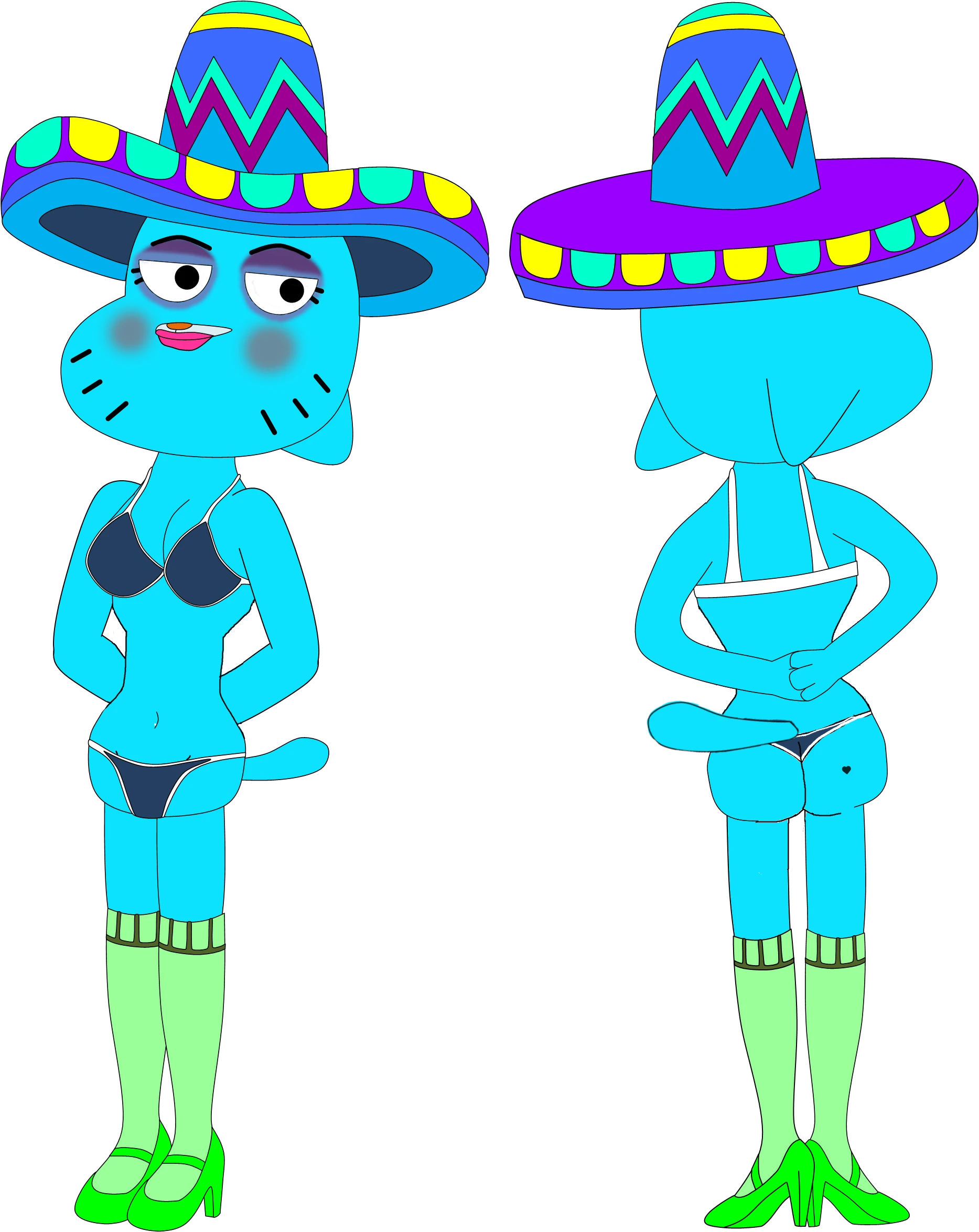 nicole watterson sexy dare outfit canadiantoony style v2 v2