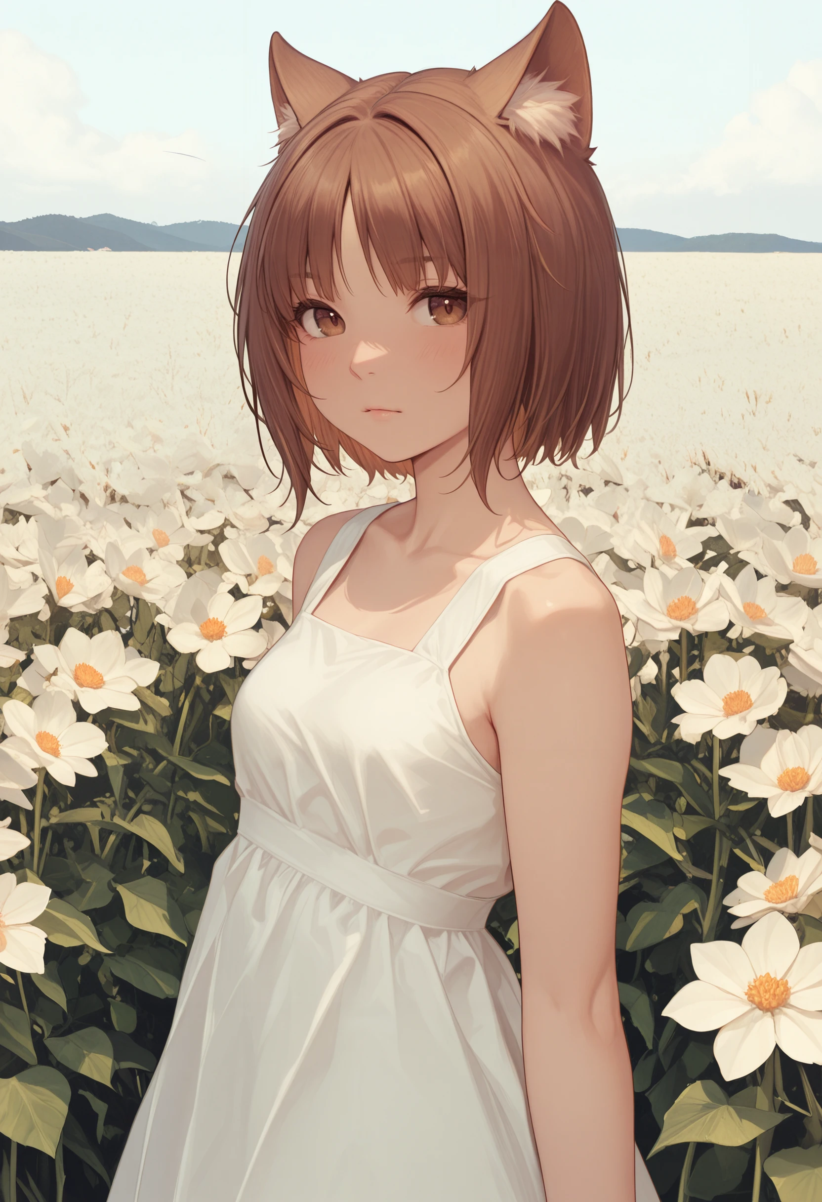 masterpiece, very aesthetic, best quality, absurdres, newest,
<lora:ILNPAzuki:1.0>
NPAzuki, 1girl, brown hair, short hair, cat ears, brown eyes