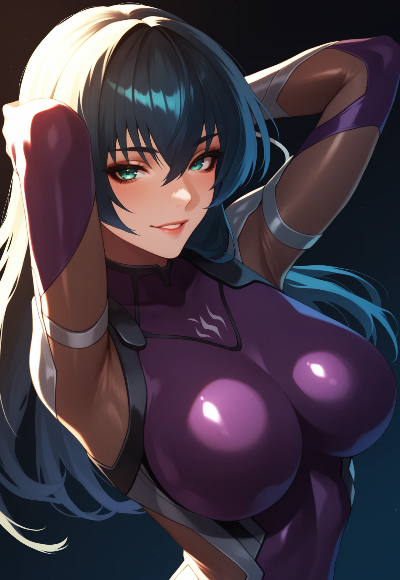 An anime-style artwork depicting Delva Celebrian from the game Youkoso Sukebe Elf no Mori E.
Tag: Delva Celebrian, anime, detailed eyes, detailed lips, business suit, smiling expression, intense gaze, glowing emblem on hand, dynamic pose, mystical background, vibrant colors, digital art, high-resolution, professional quality, gigantic breasts, cleavage, huge tits, fullbody.