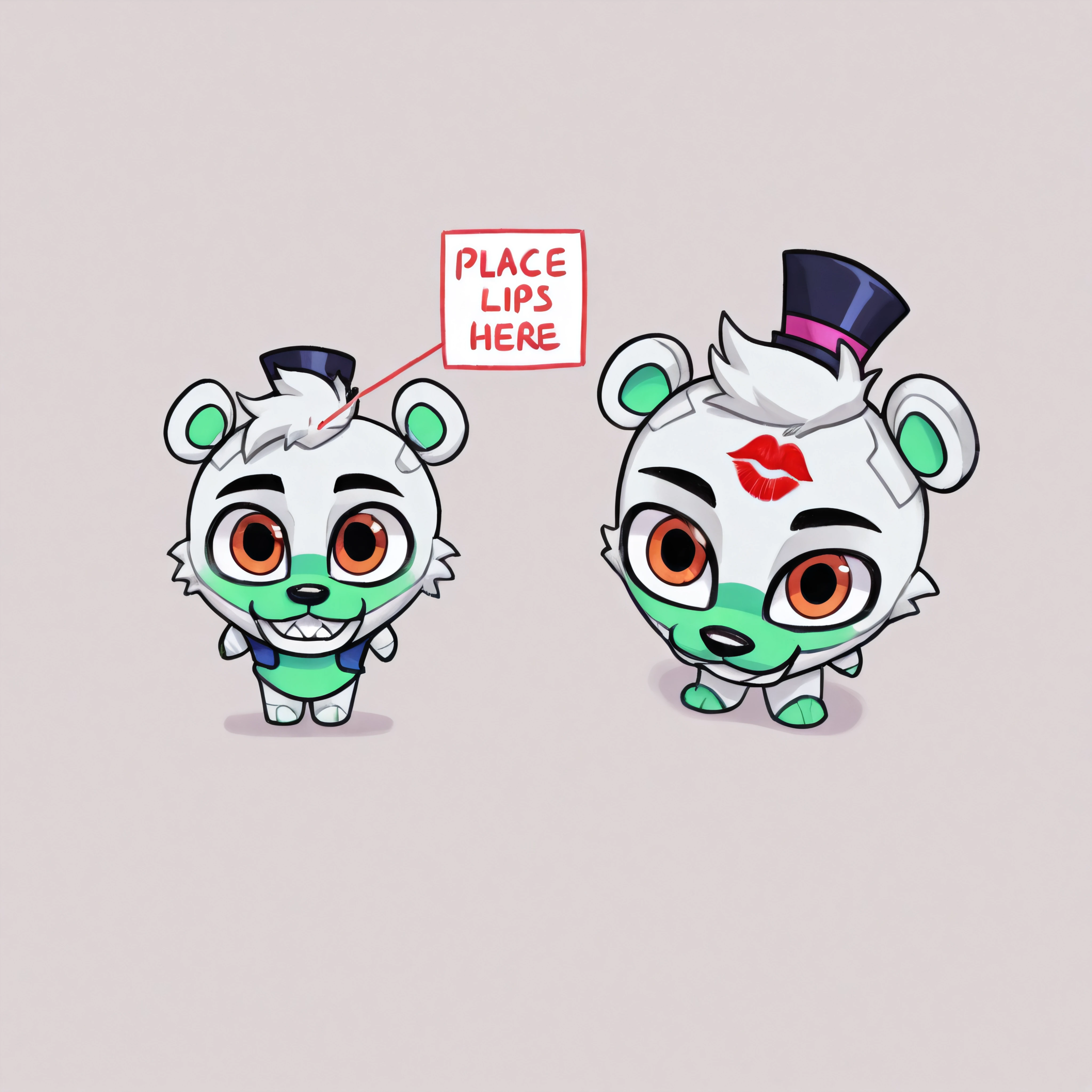 "Place lips here" (Concept) | LoRA [IL] v1.0