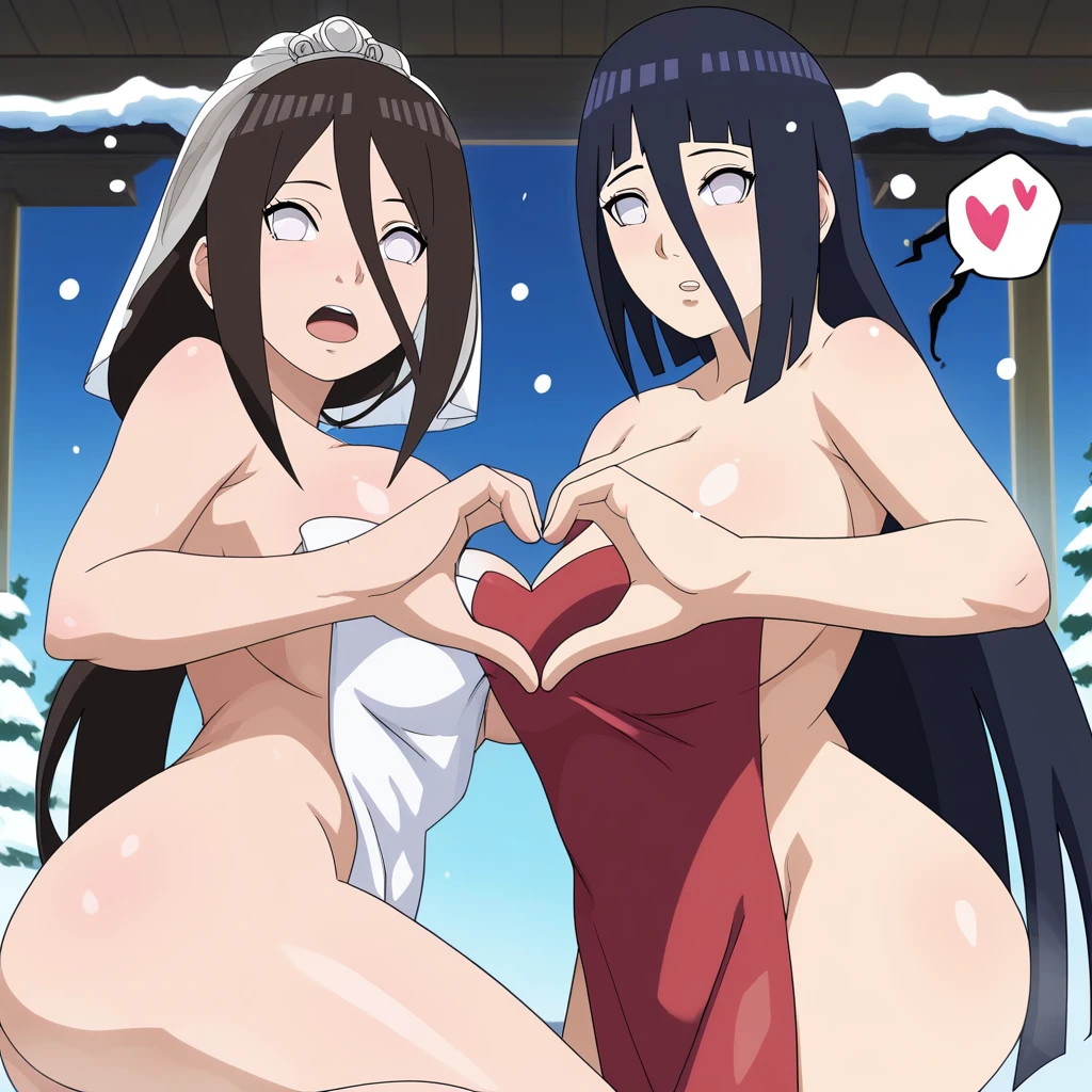 Hinata and Hanabi sisters V1
