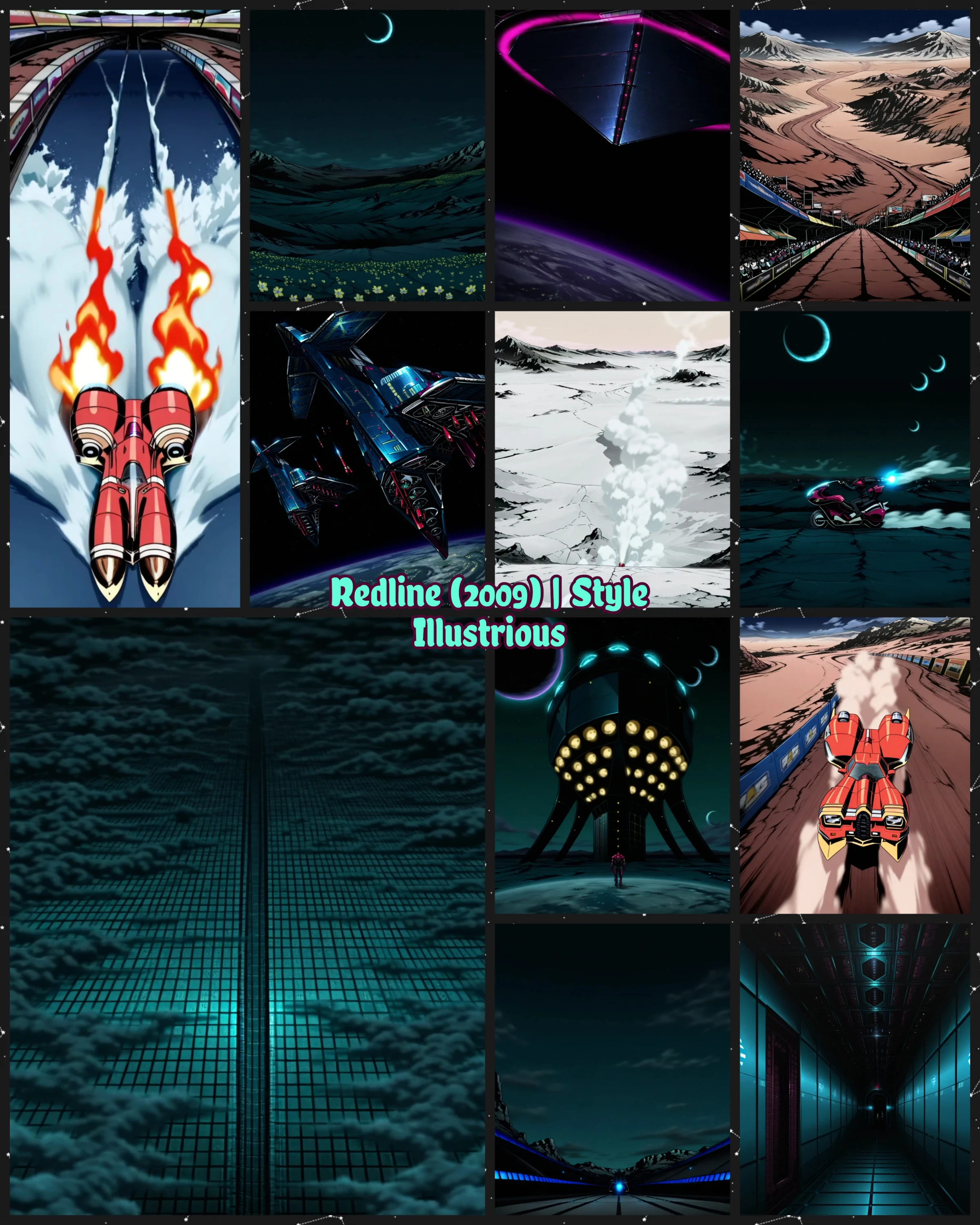 Redline (2009) | Style | IllustriousXL Illustrious