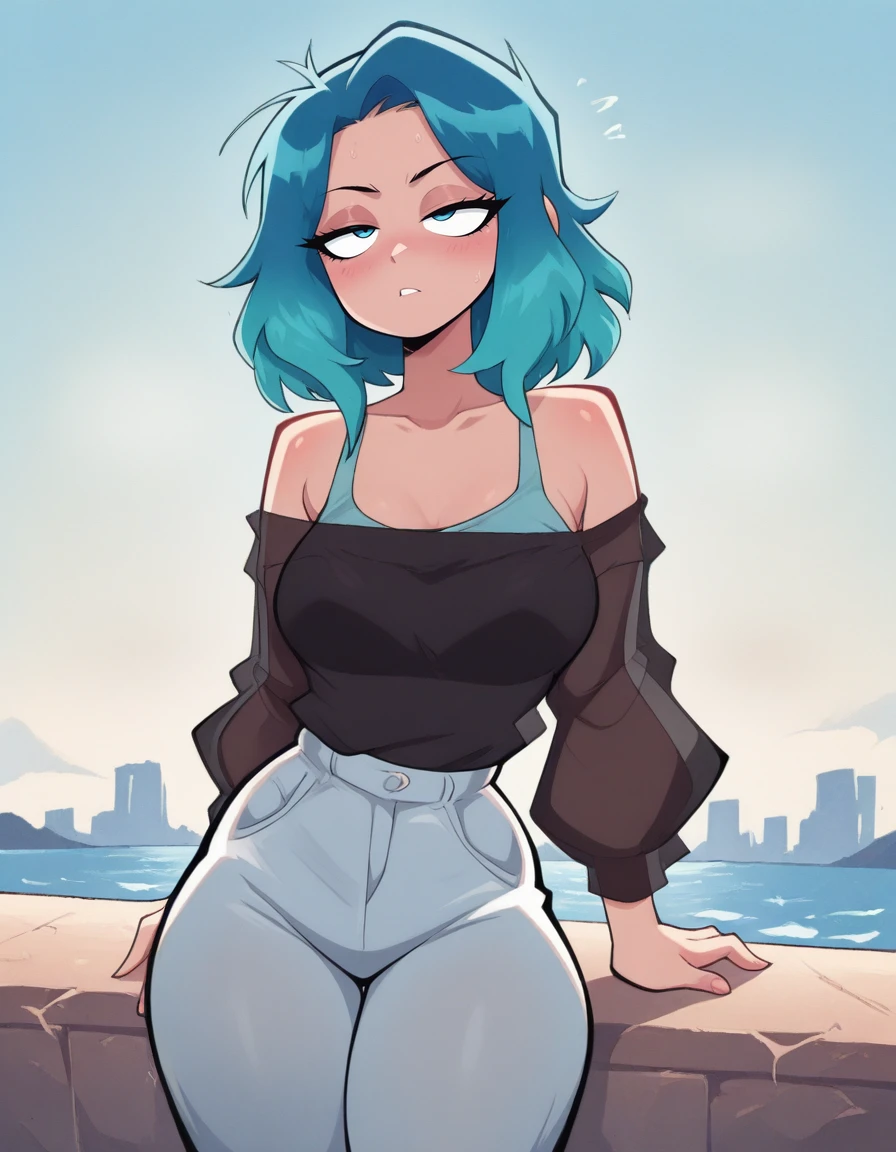 <lora:Crunchy_Den_Style_LoRA:1.2> 1n51d3r_crunchy_5tyl3,
 <lora:OC_Rae_Character_LoRA:1> ra3lyn,  gradient hair, lazypos