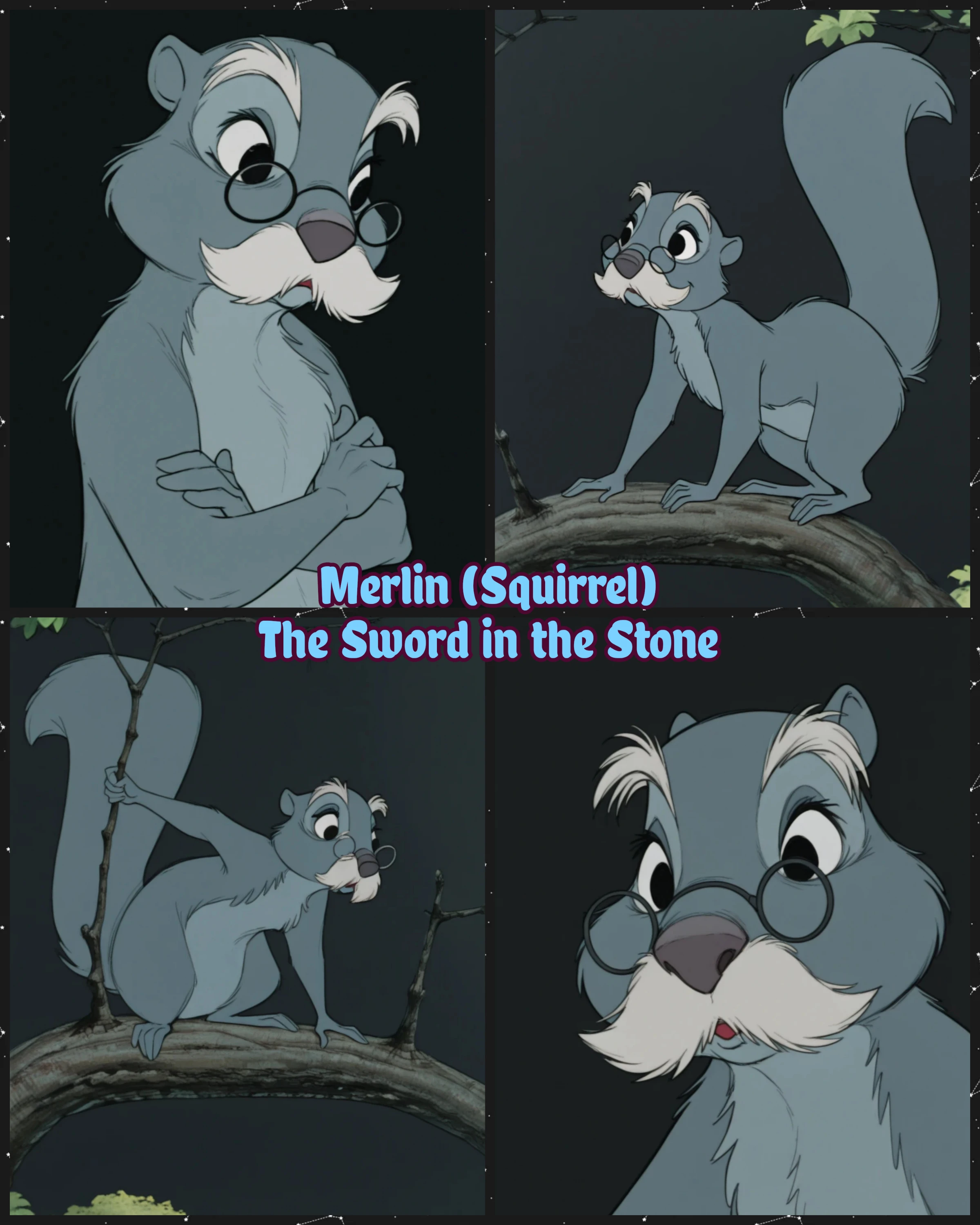 Merlin (Squirrel) | The Sword in the Stone | IllustriousXL & PonyXL Pony