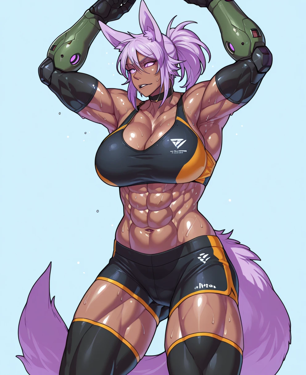 Dragon stripper wearing camouflage shorts sexy