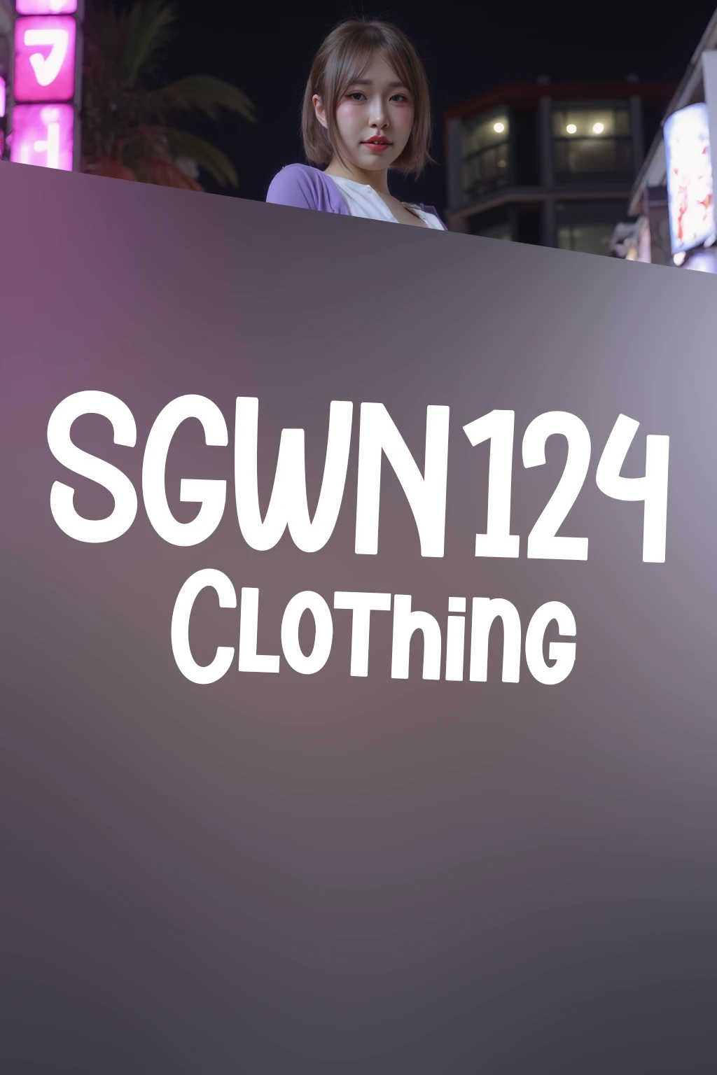 [Flux.1D] 0124 - A Purple and White Casual Clothing v1.0